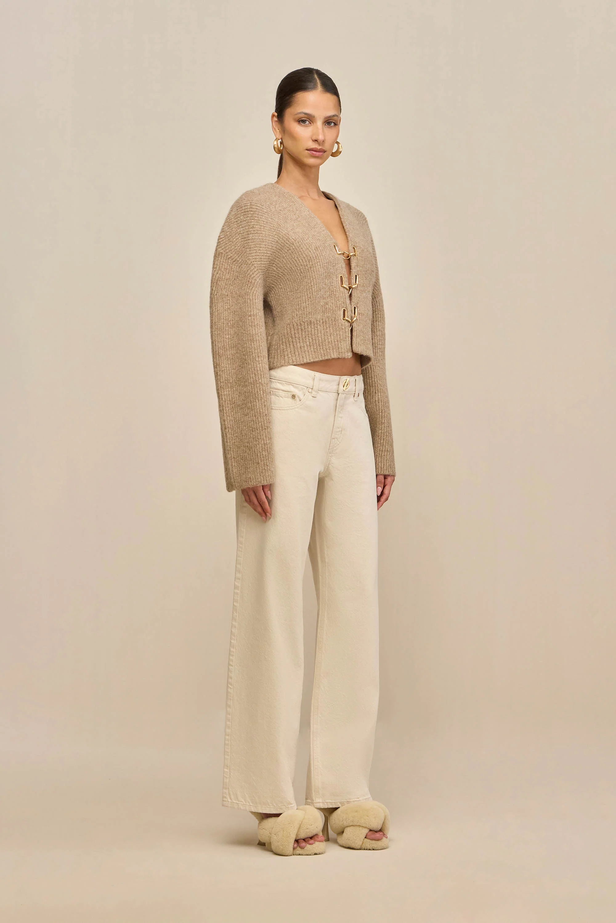 MAYALU CARDIGAN - BEACH MELANGE - Image 3