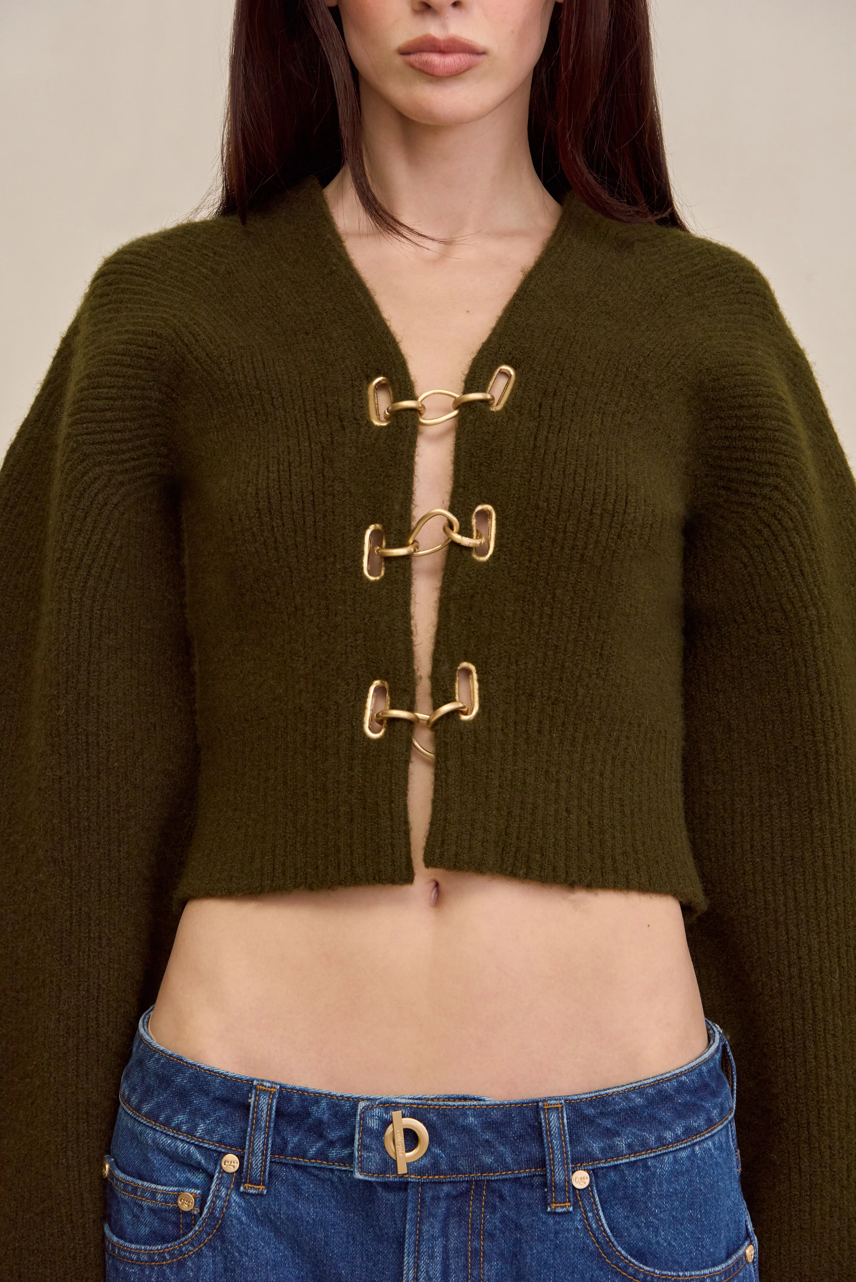 MAYALU CARDIGAN - DEEP ROSEMARY - Image 3