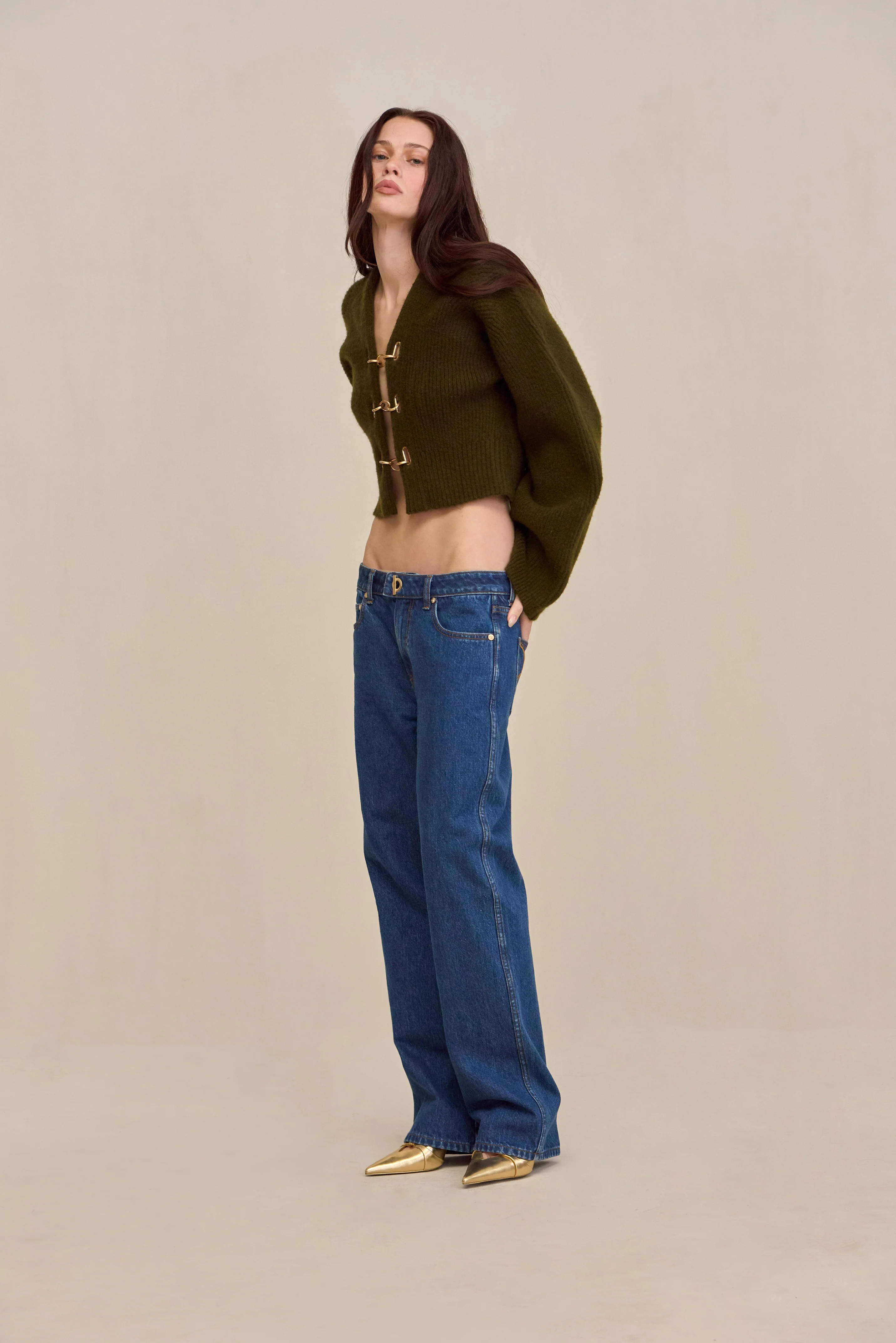 MAYALU CARDIGAN - DEEP ROSEMARY - Image 5