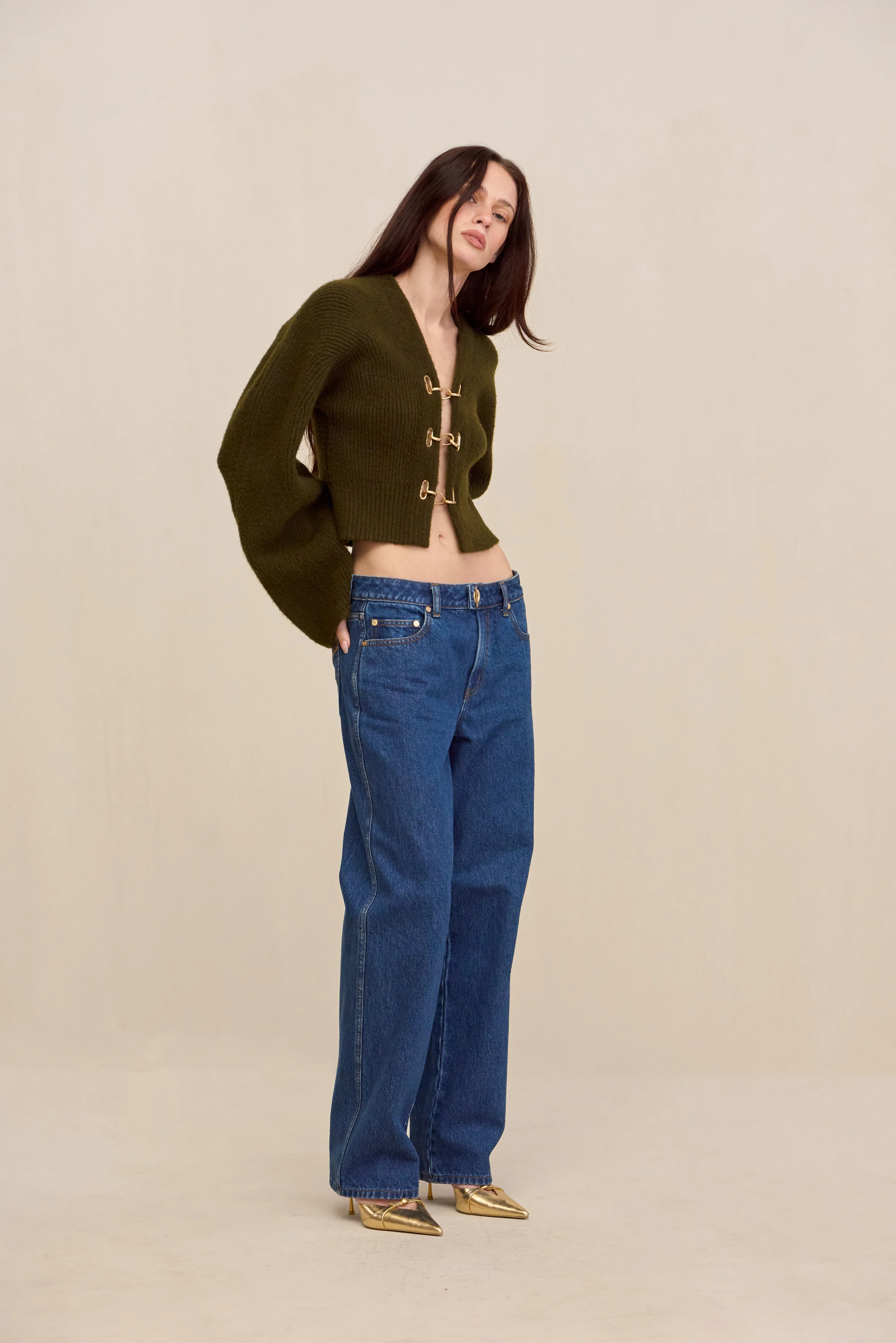 MAYALU CARDIGAN - DEEP ROSEMARY - Image 6