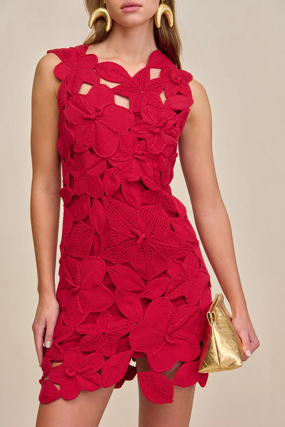 MEIRA KNIT DRESS - MERLOT