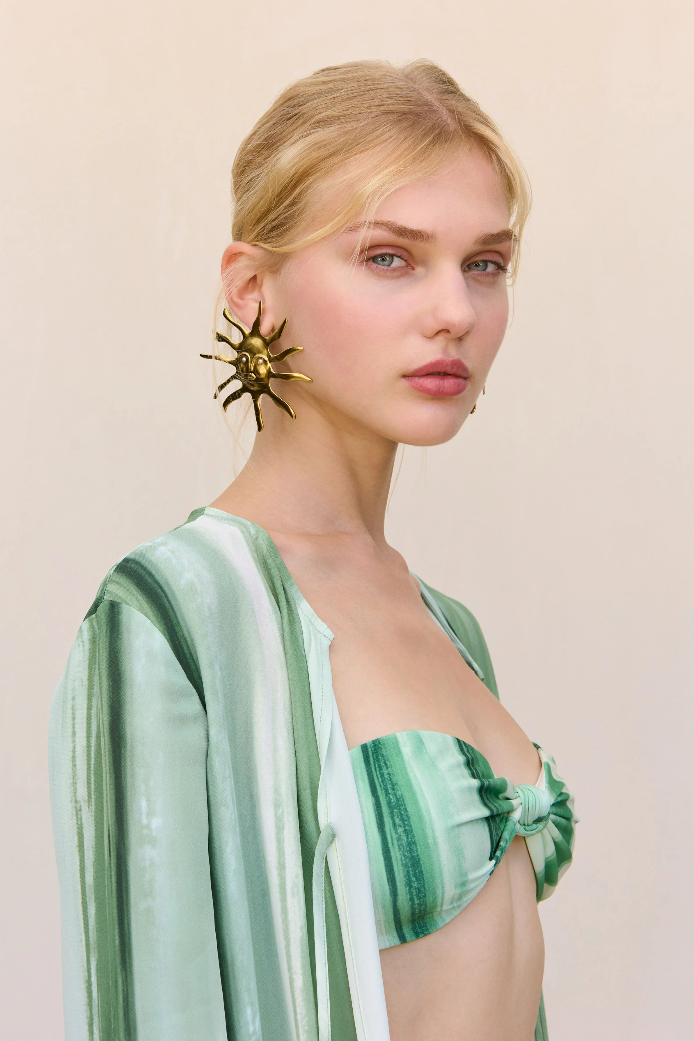 MENDEL DUSTER - CALLA LILY PAINTED STRIPE - Image 2