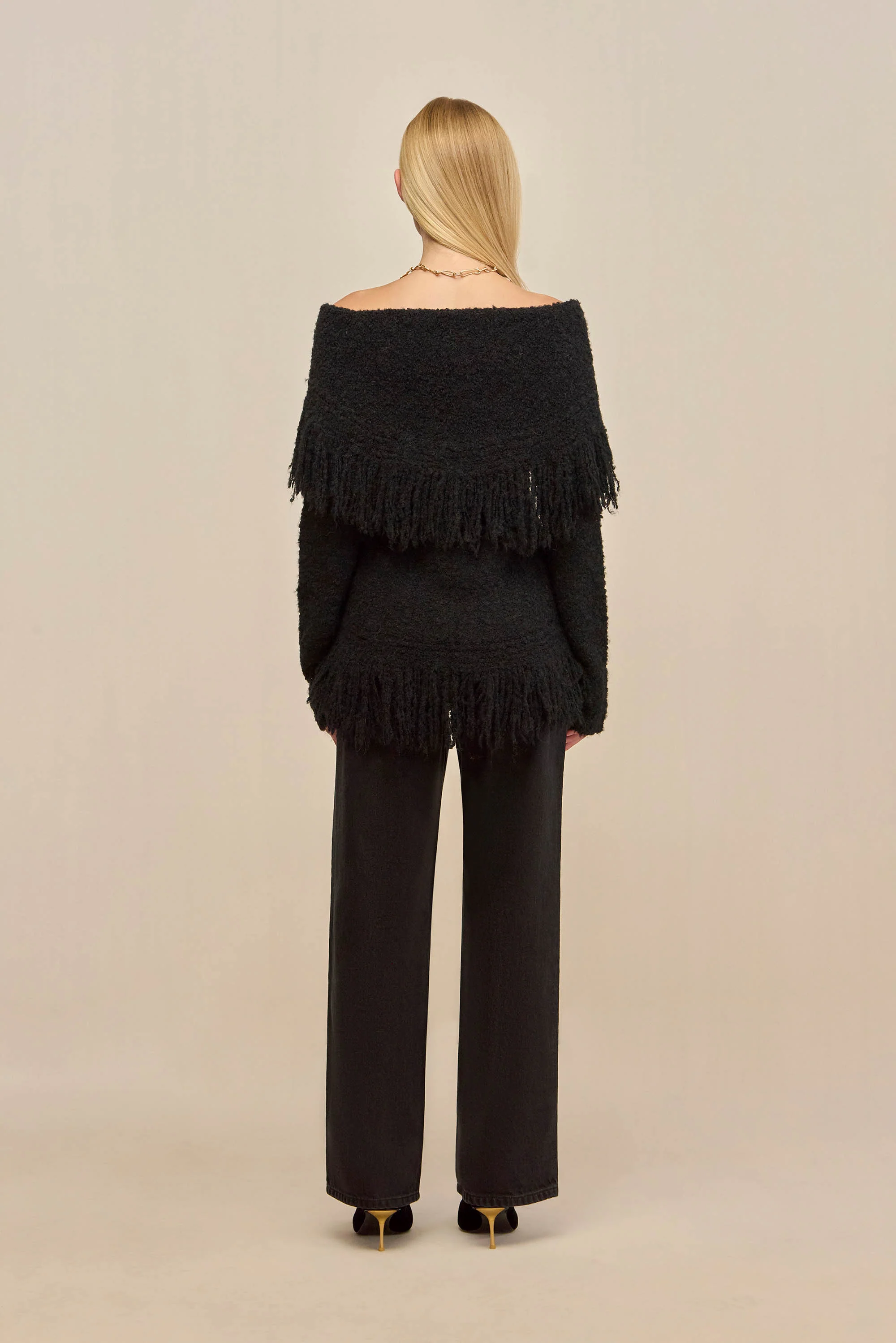 MICHELLE CARDIGAN - BLACK - Image 5