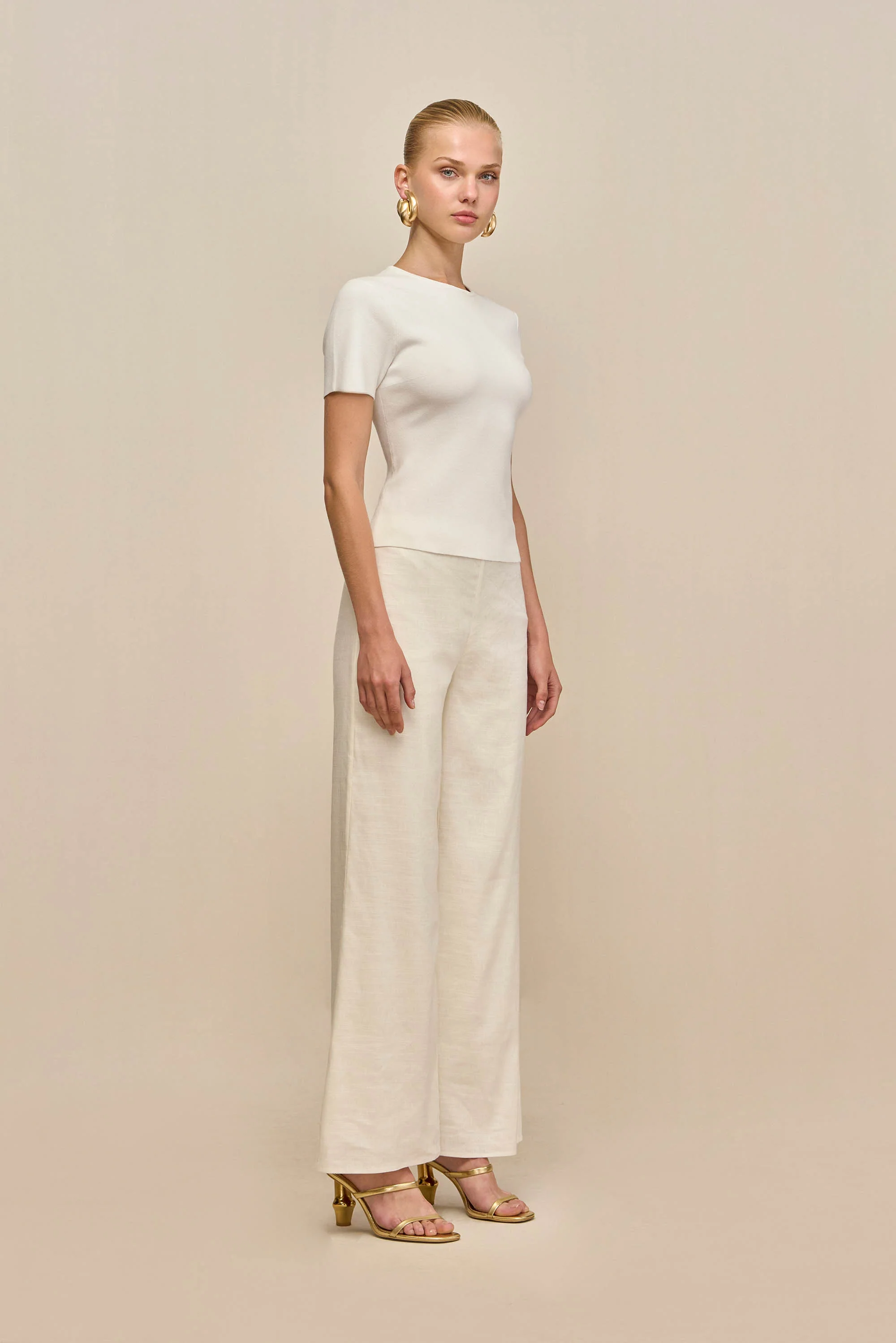 MILIOS KNIT TOP - OFF WHITE - Image 4
