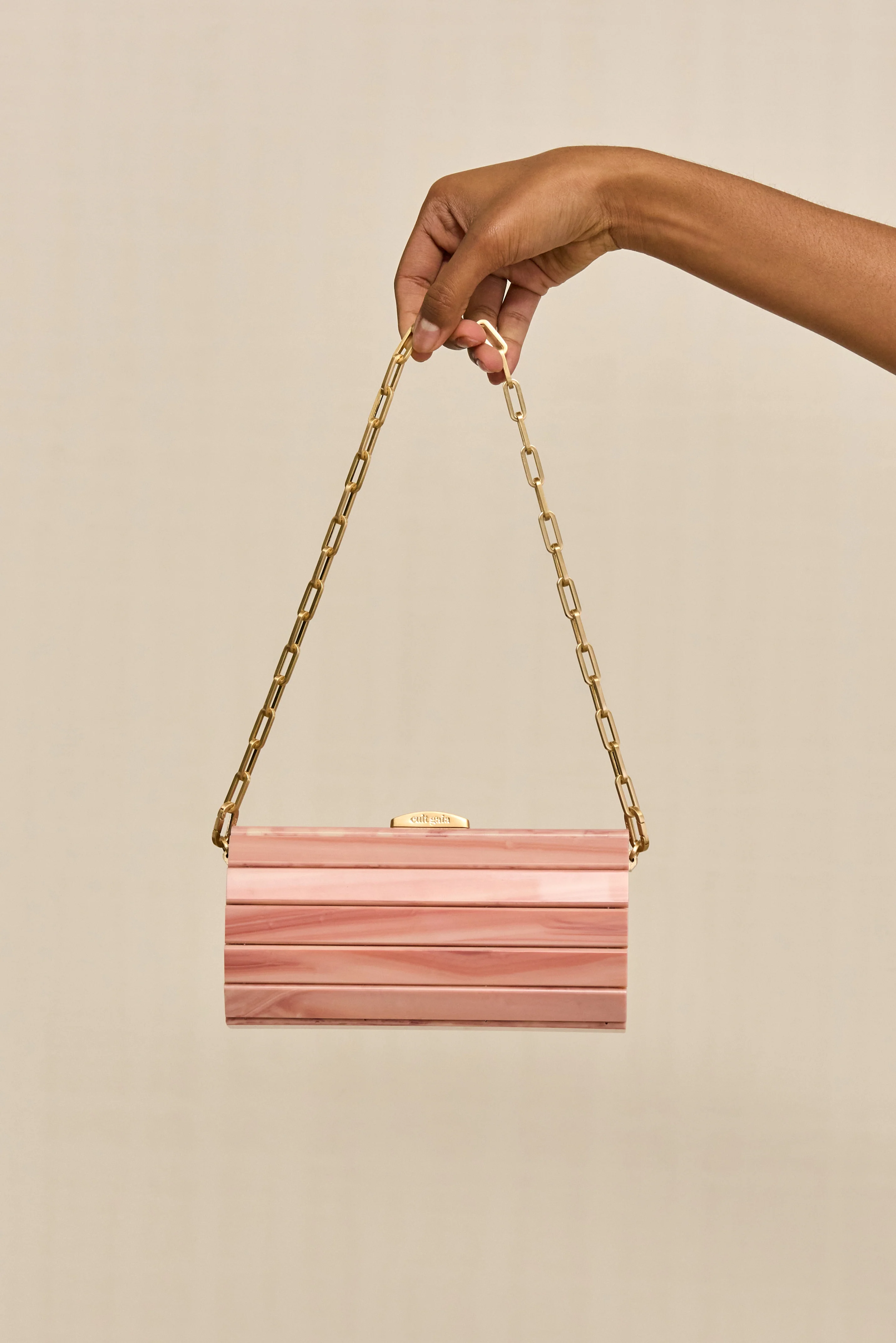 MINI ROLIE POLIE CLUTCH - ROSE WATER - Image 2