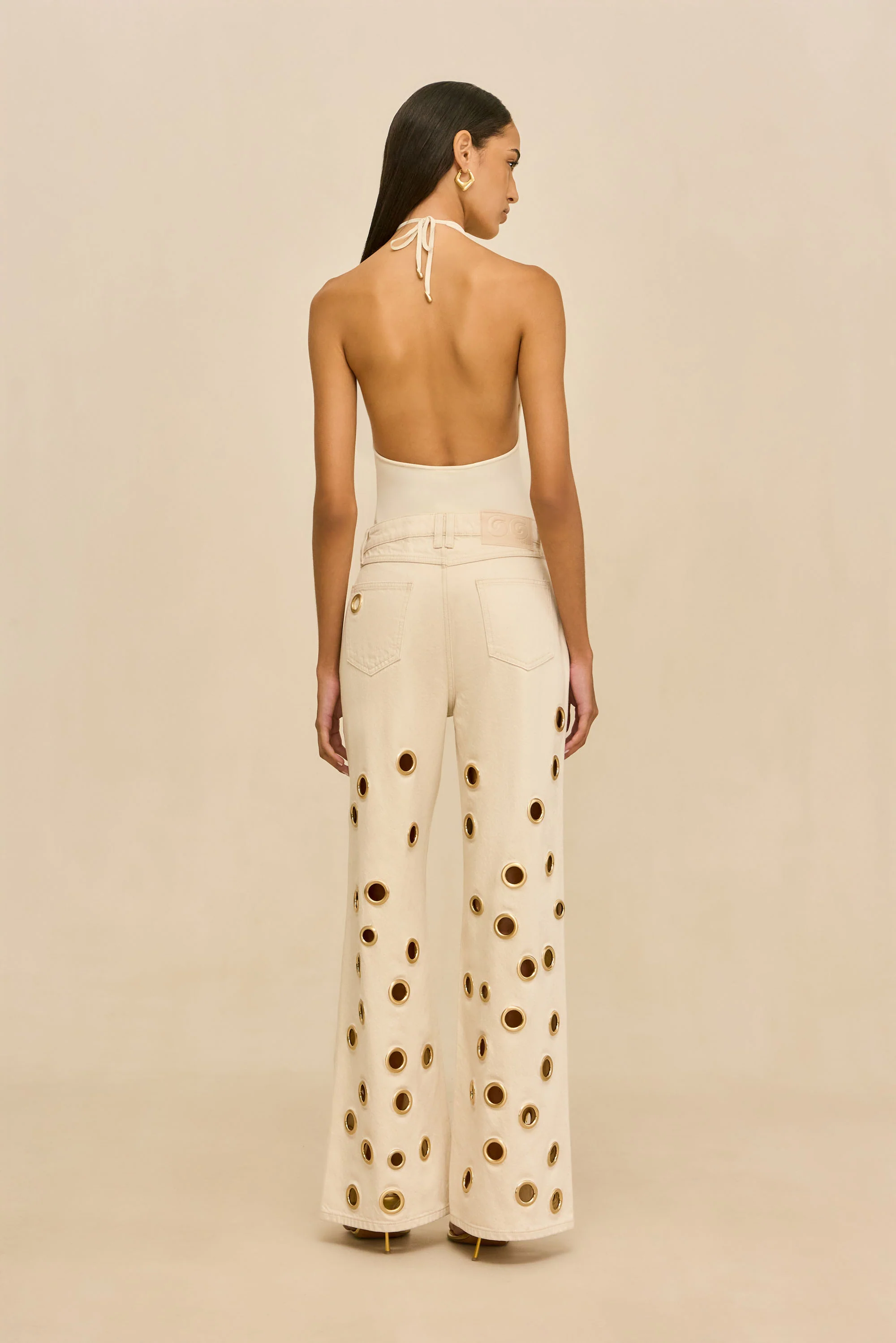MINNIE KNIT BODYSUIT - OFF WHITE - Image 2