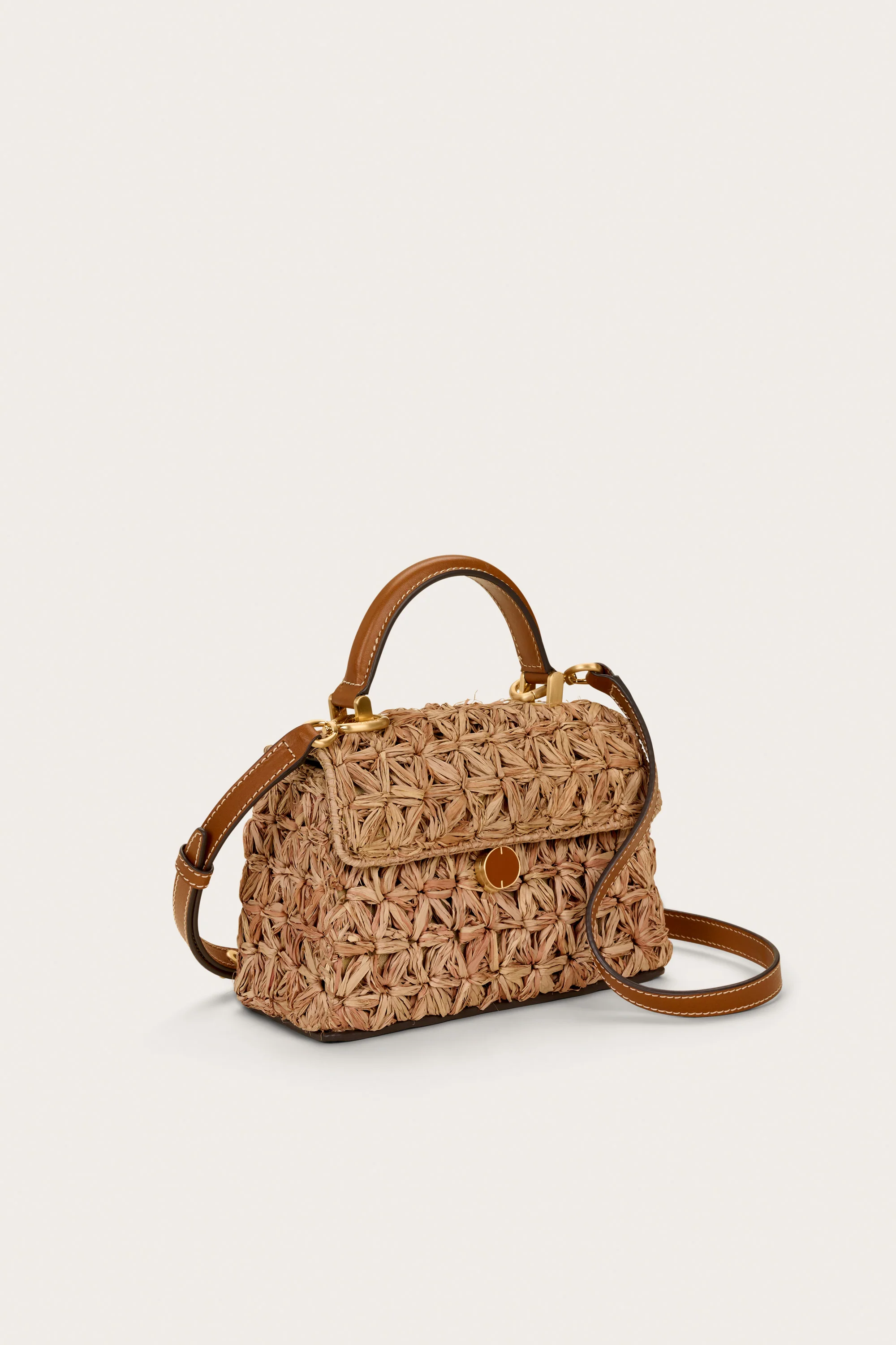 NANO SYBIL CROSSBODY BAG - TOASTED NATURAL - Image 3