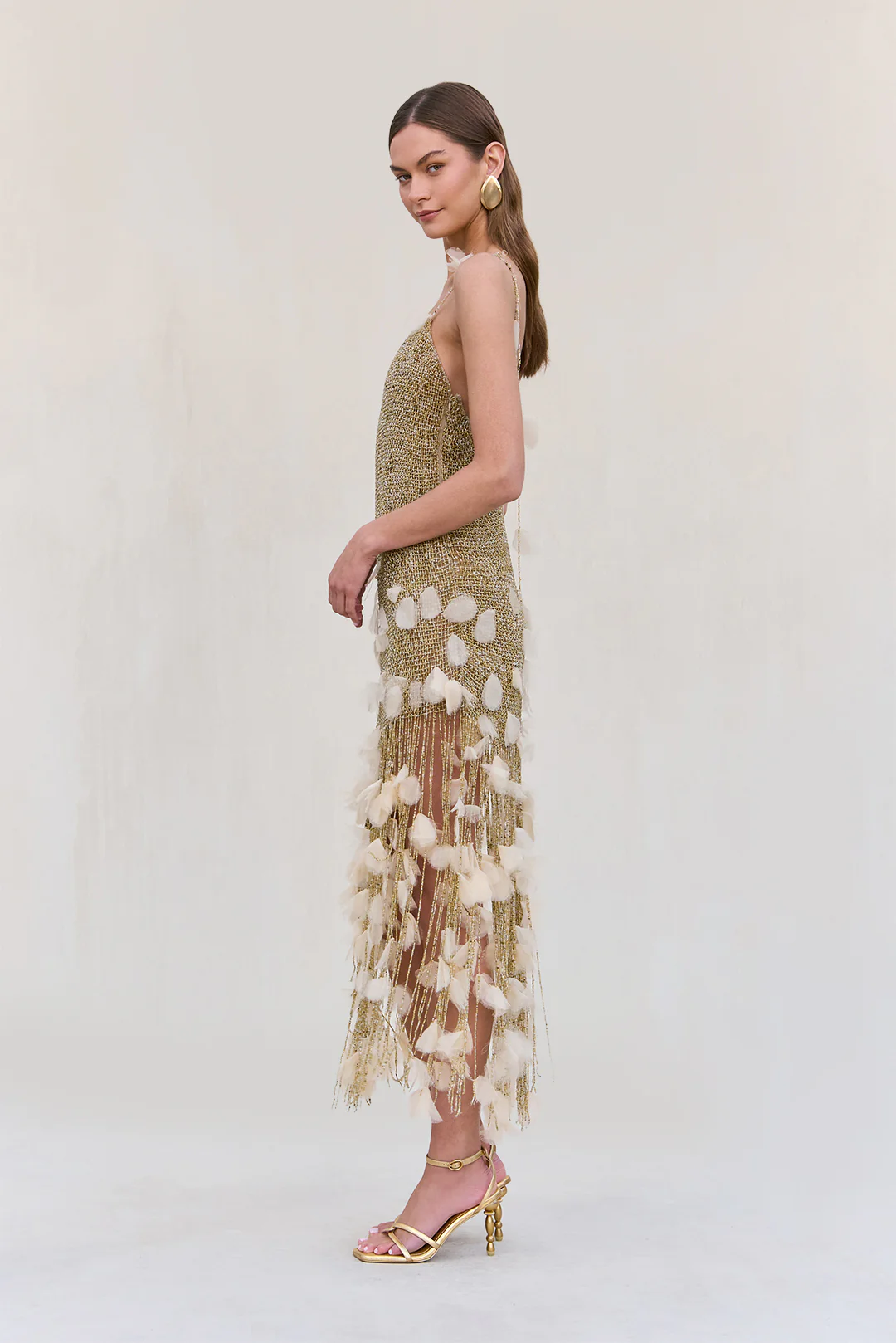 NASEEM DRESS - GOLD - Image 5