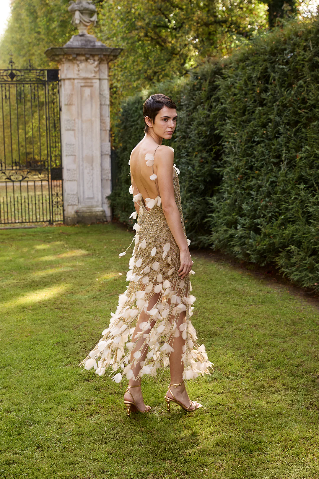 NASEEM DRESS - GOLD - Image 8