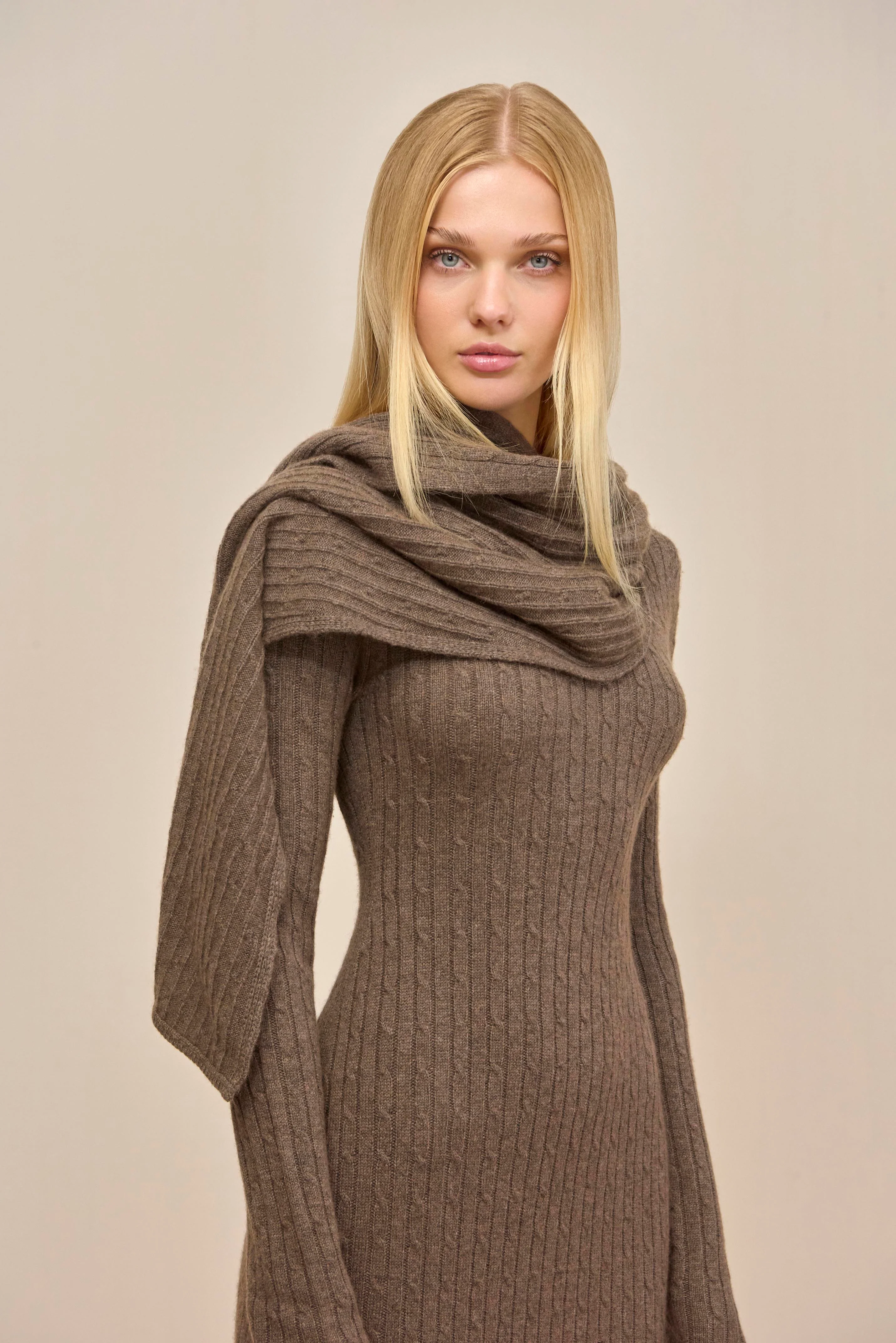 NATACHA DRESS - OTTER - Image 5