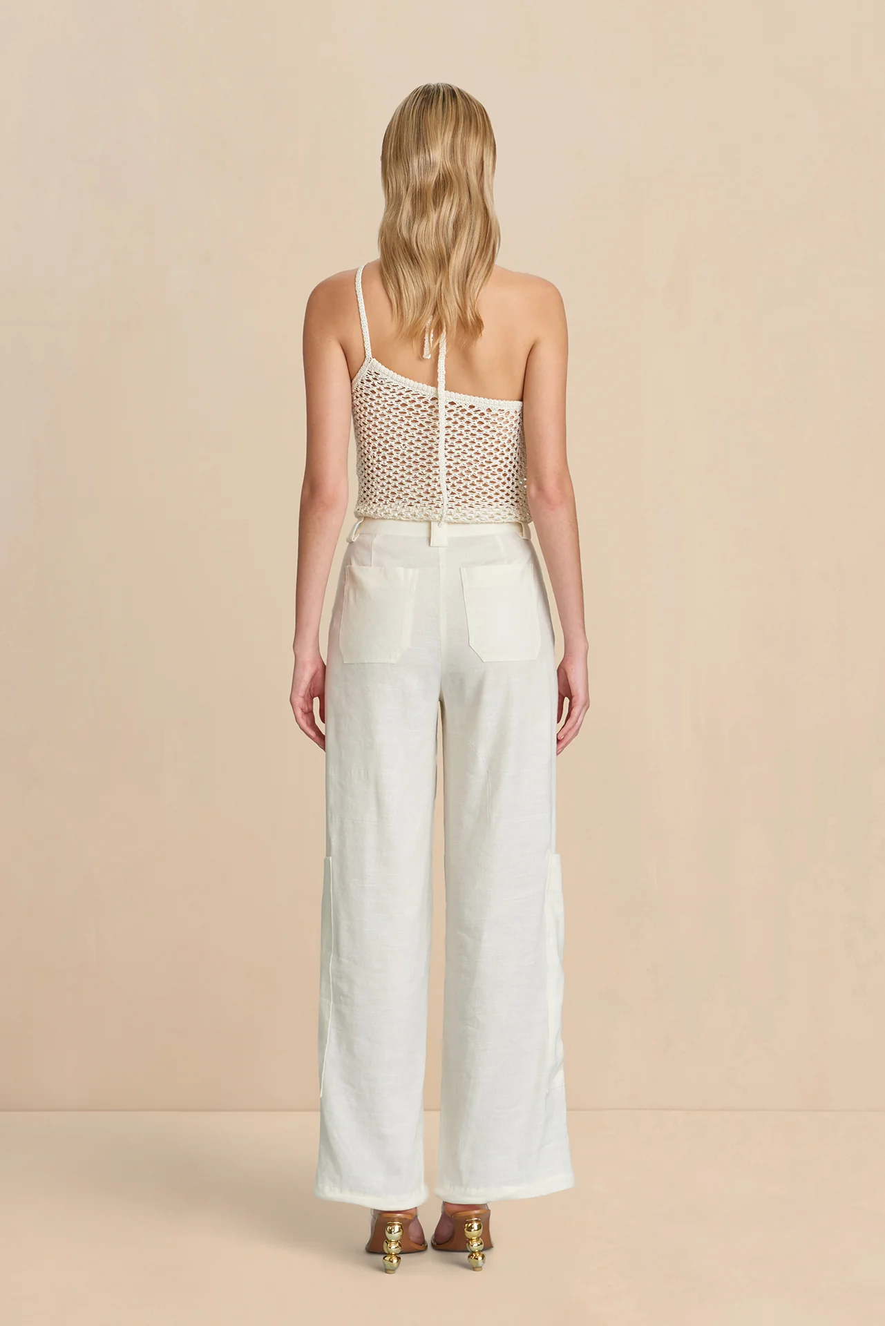 NAZANIN CROCHET TOP - OFF WHITE - Image 4