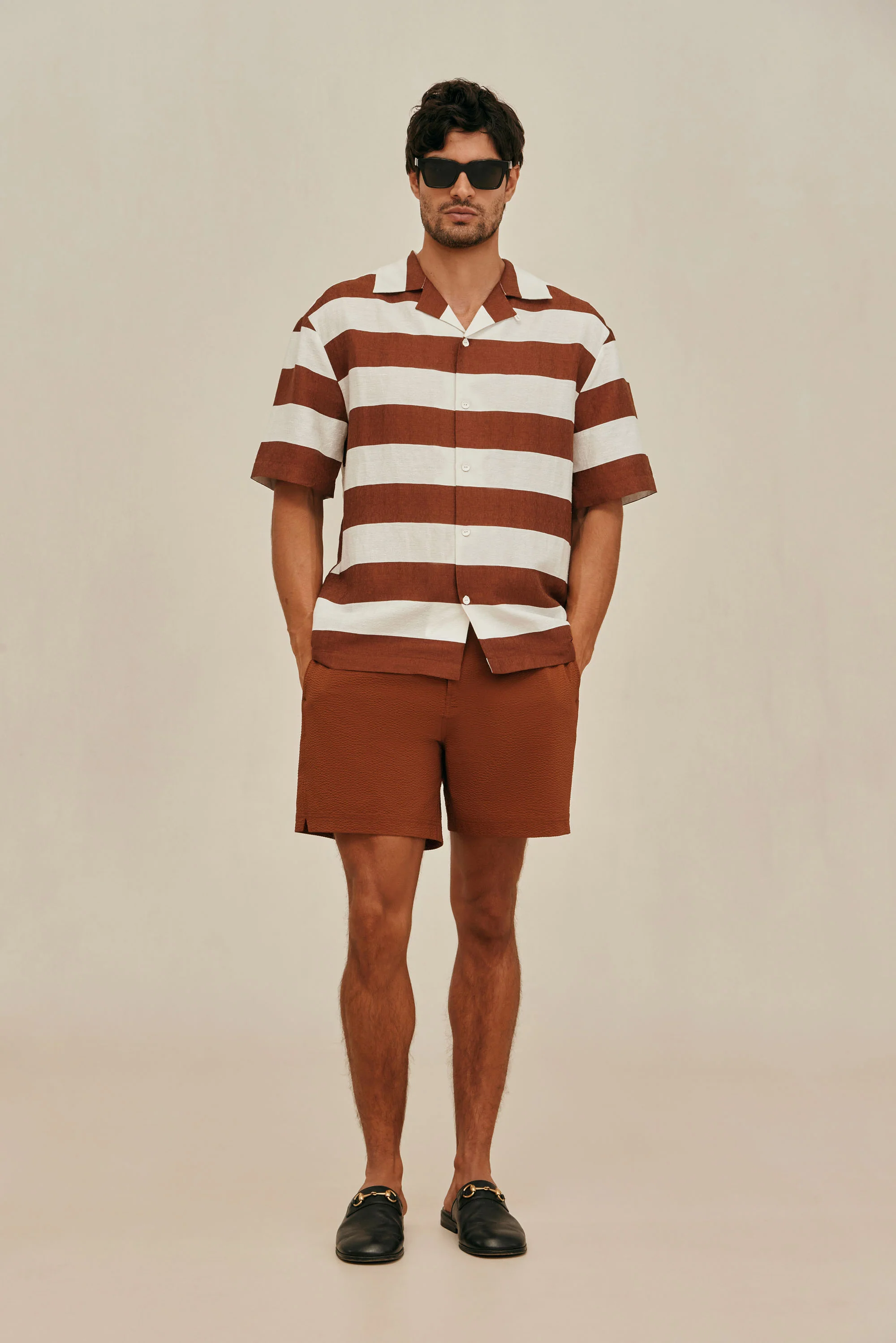 NICCO SWIM SHORT - SADDLE - Image 3