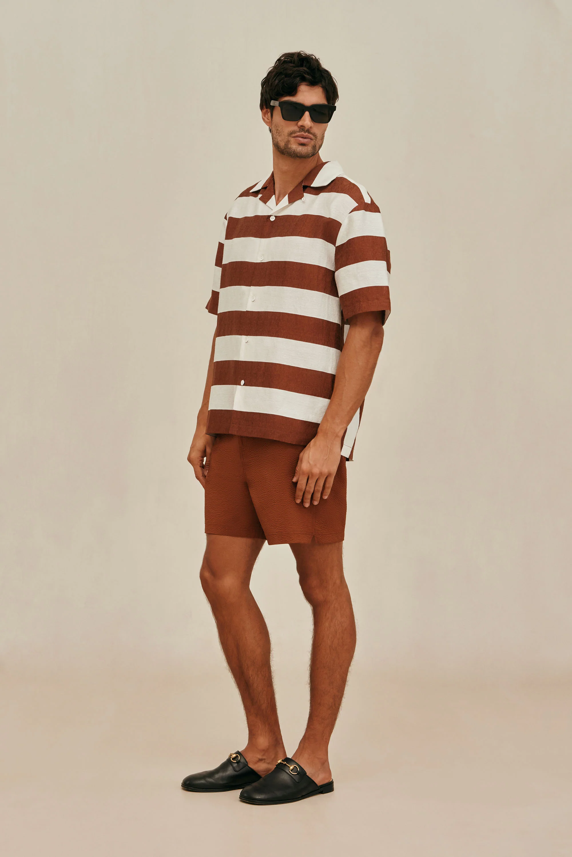 NICCO SWIM SHORT - SADDLE - Image 4