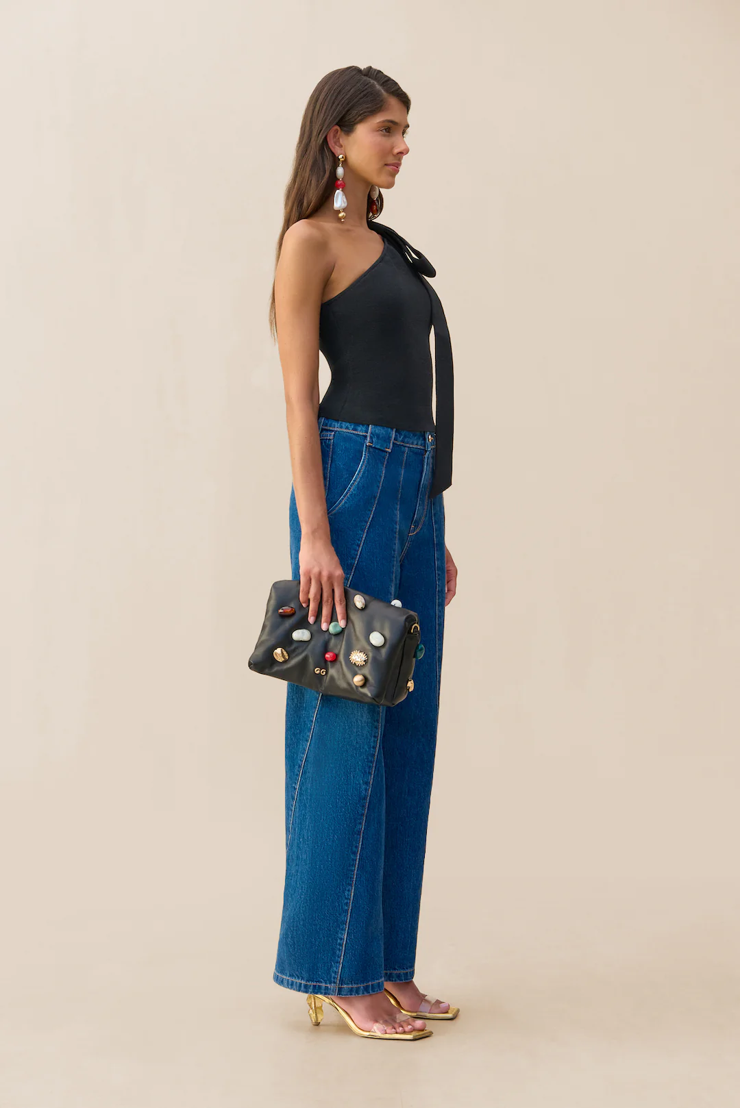 NOMI KNIT TOP - BLACK - Image 5