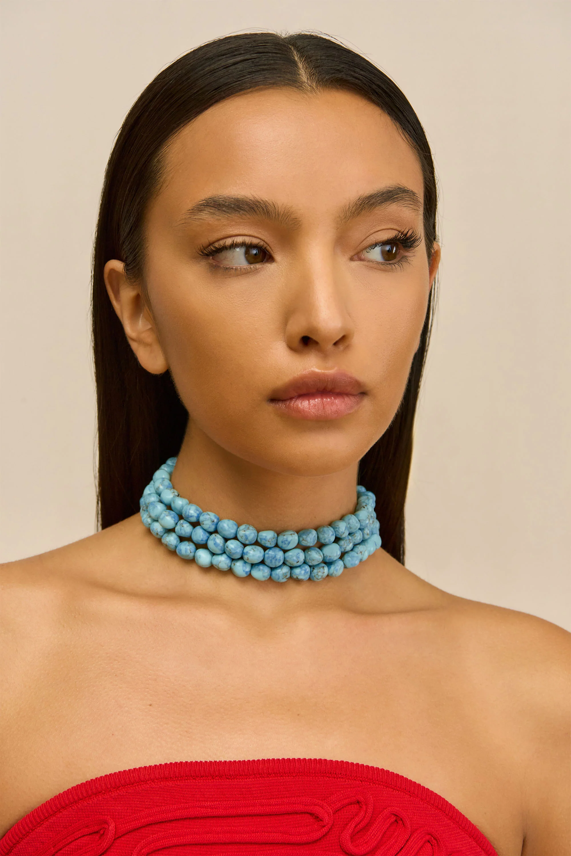 NORA CHOKER - IBIZA TURQUOISE - Image 3