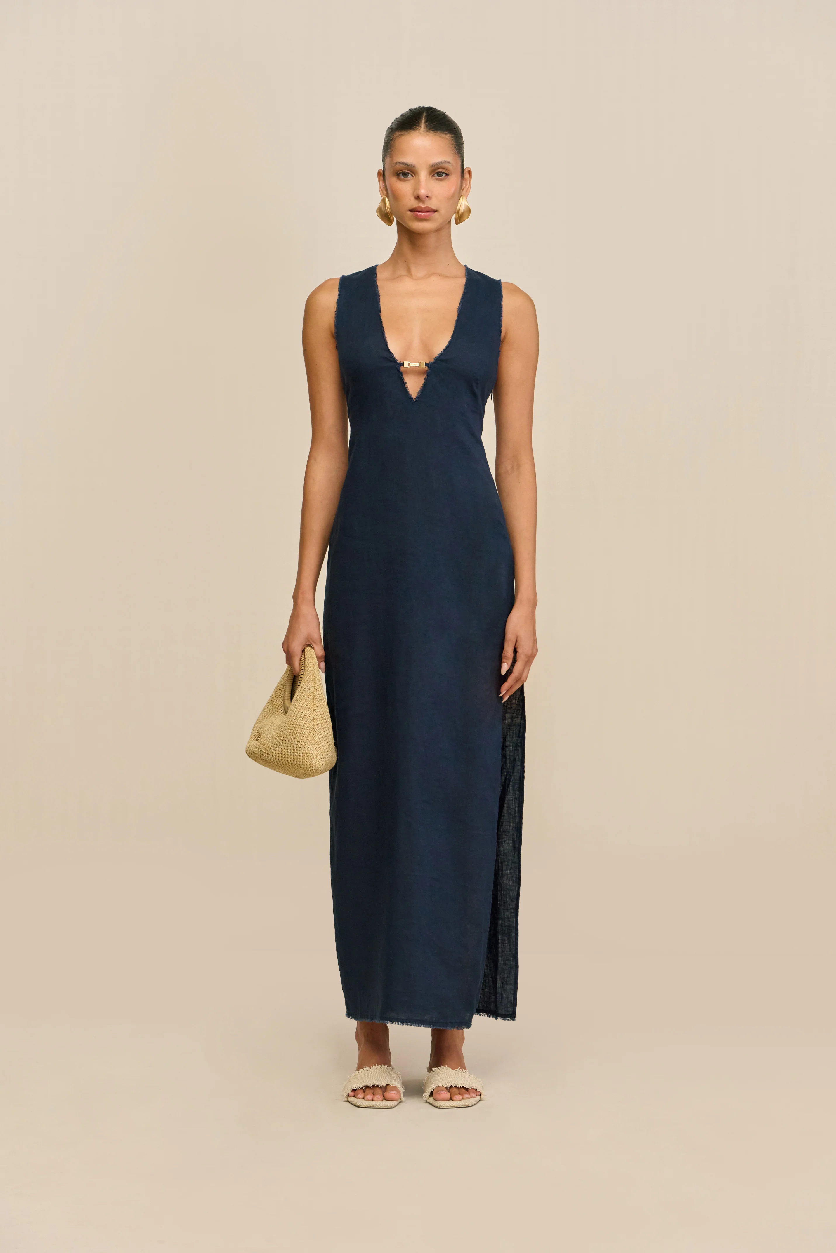 NORMA DRESS - DEEP LAKE - Image 3