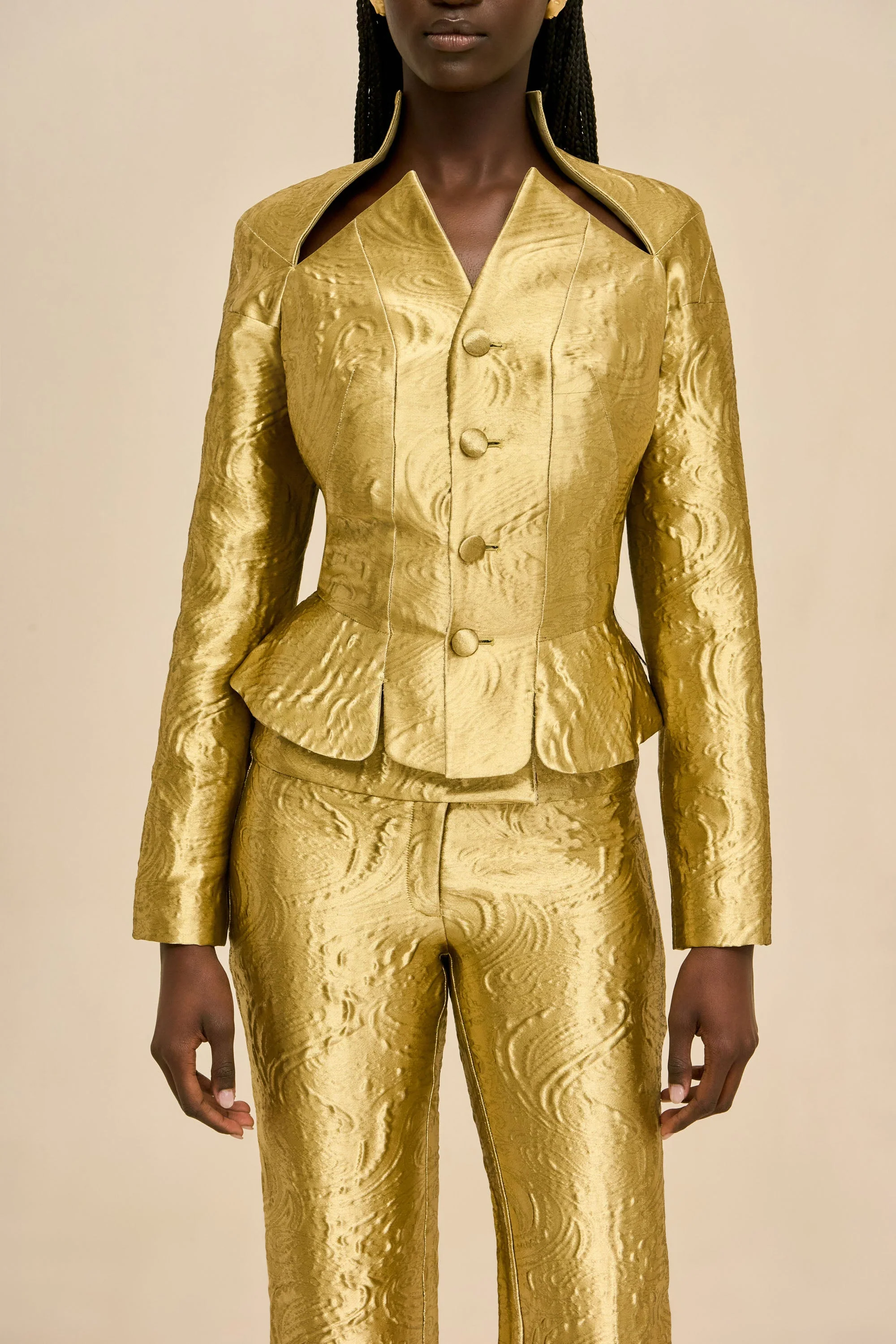 NOUVEAU JACKET - GOLD - Image 3