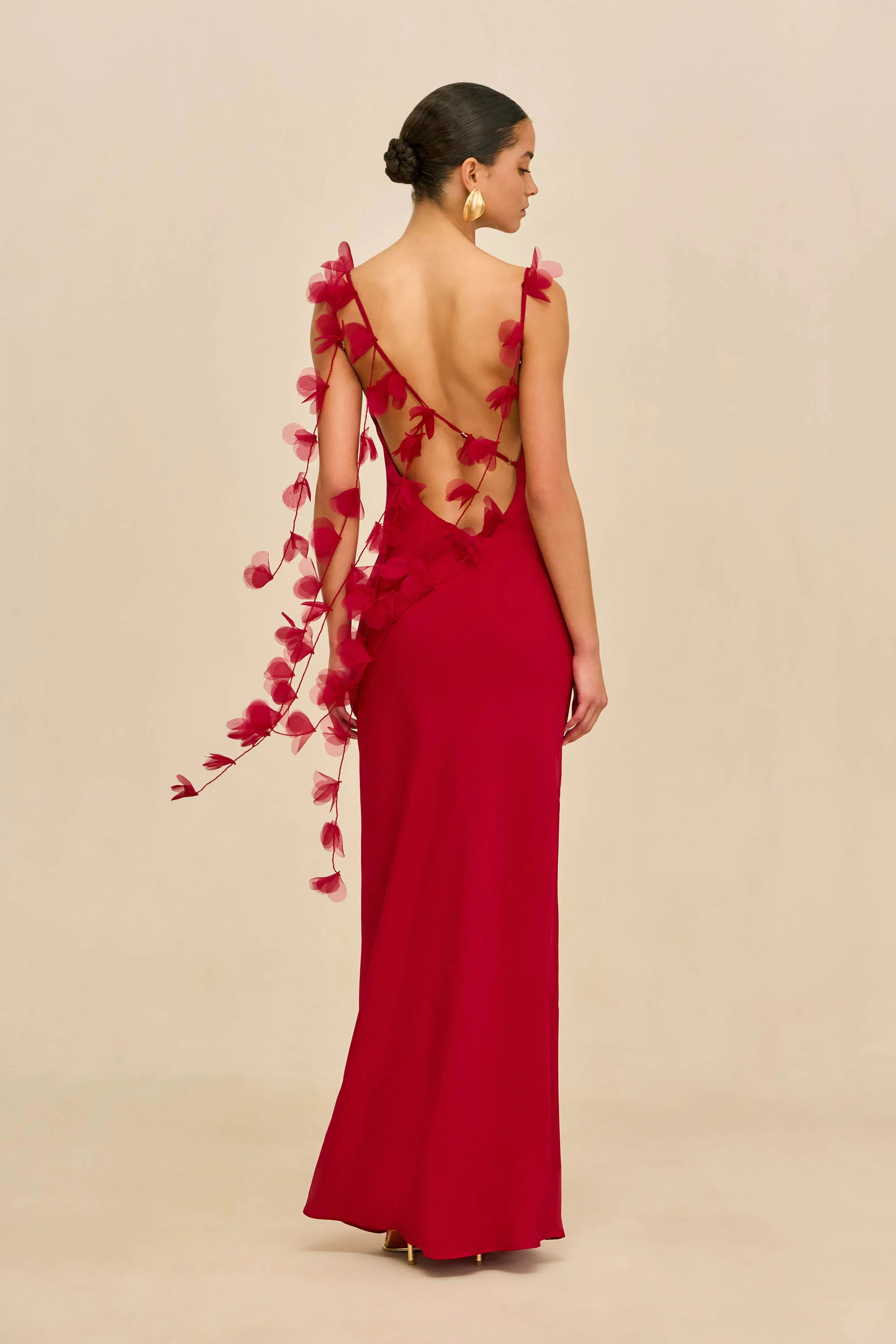 NYMERIA GOWN - MERLOT
