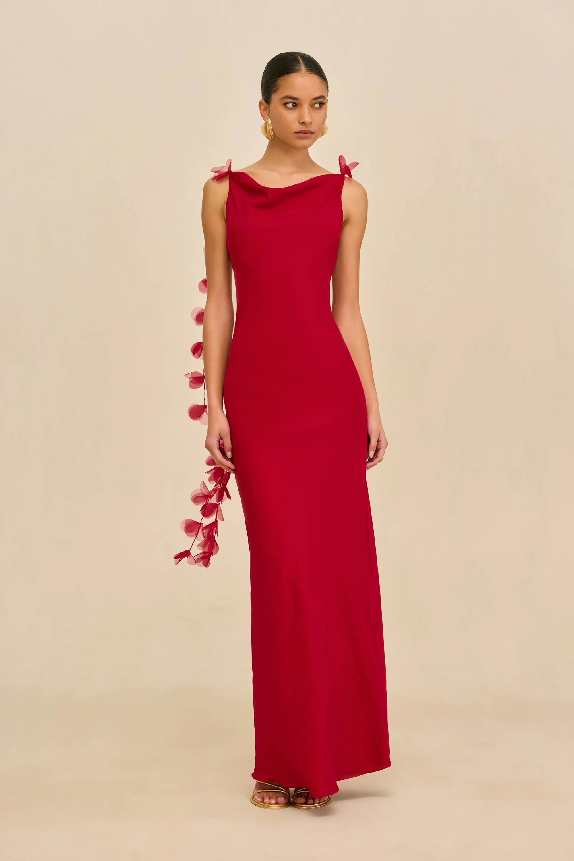 NYMERIA GOWN - MERLOT - Image 5