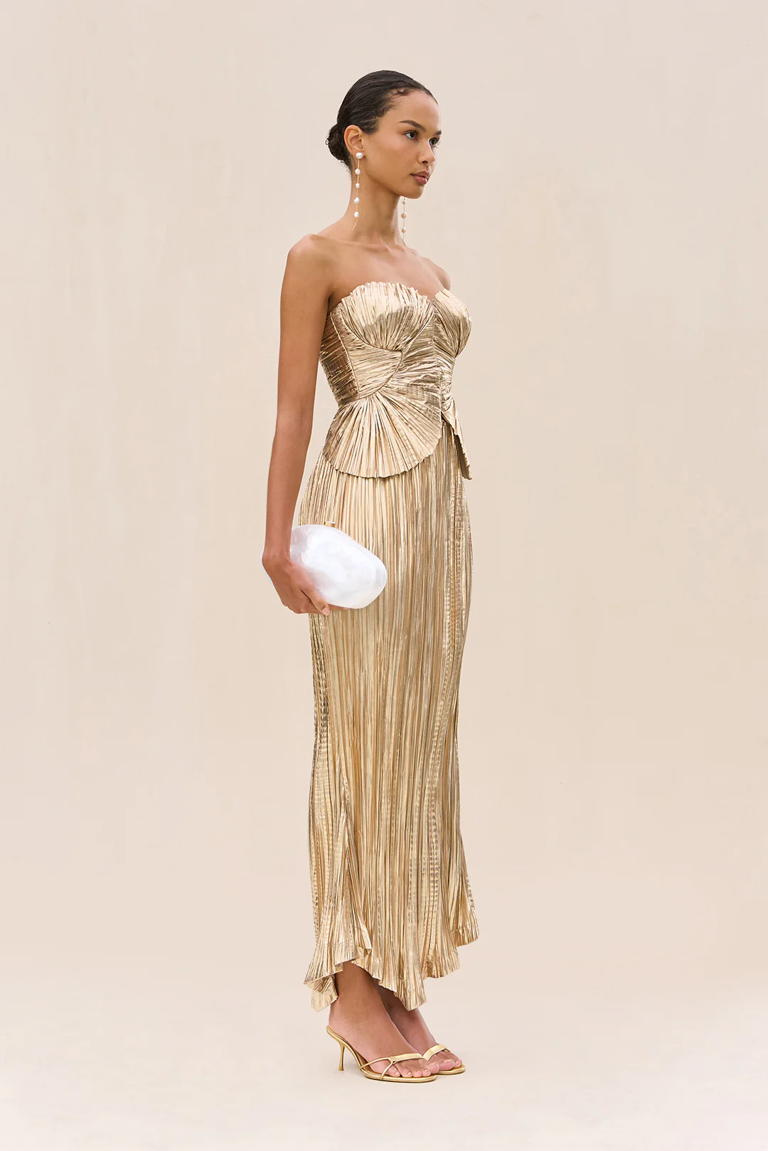 OMID SKIRT - GOLD - Image 3