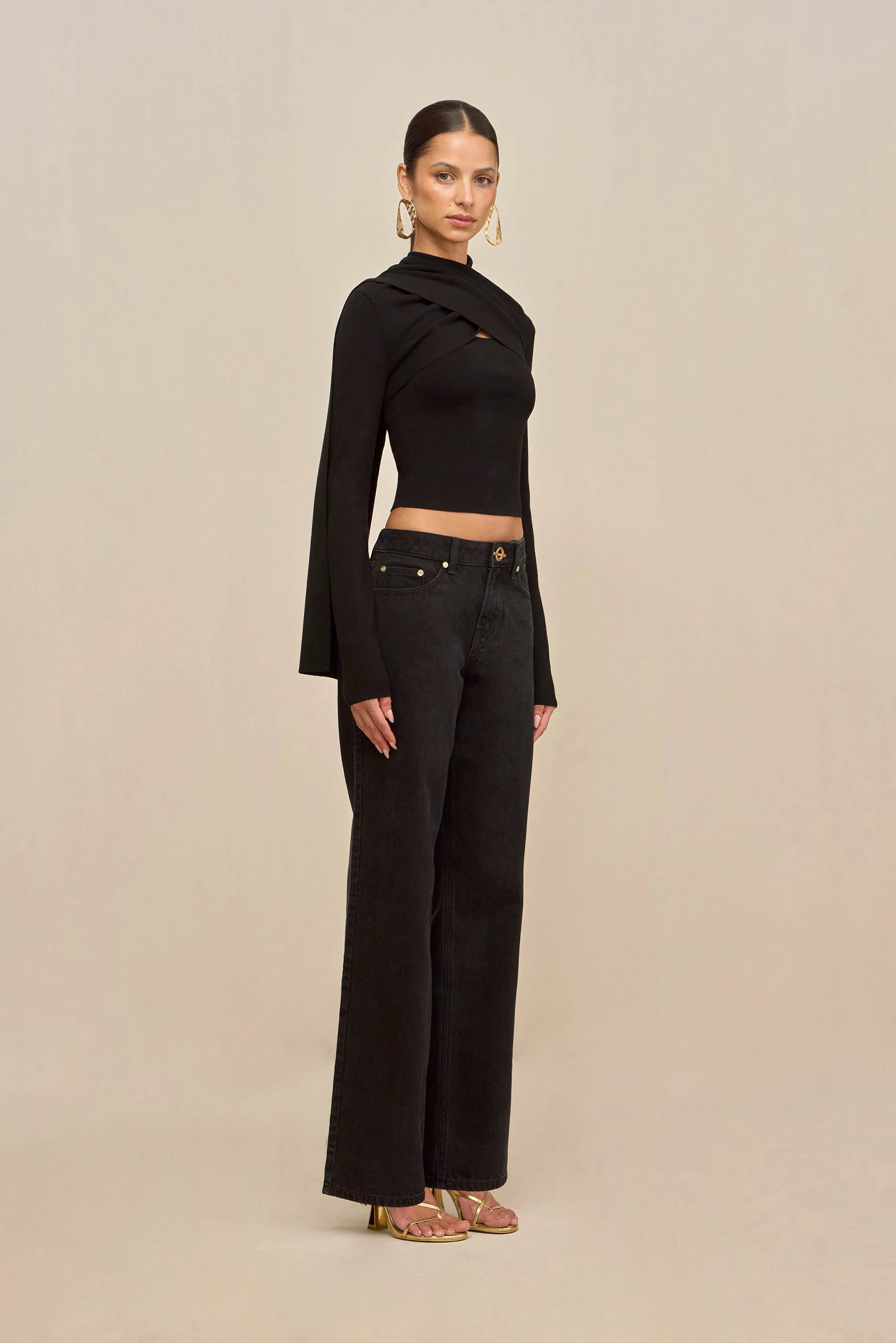 ONIA KNIT CARDIGAN - BLACK - Image 2