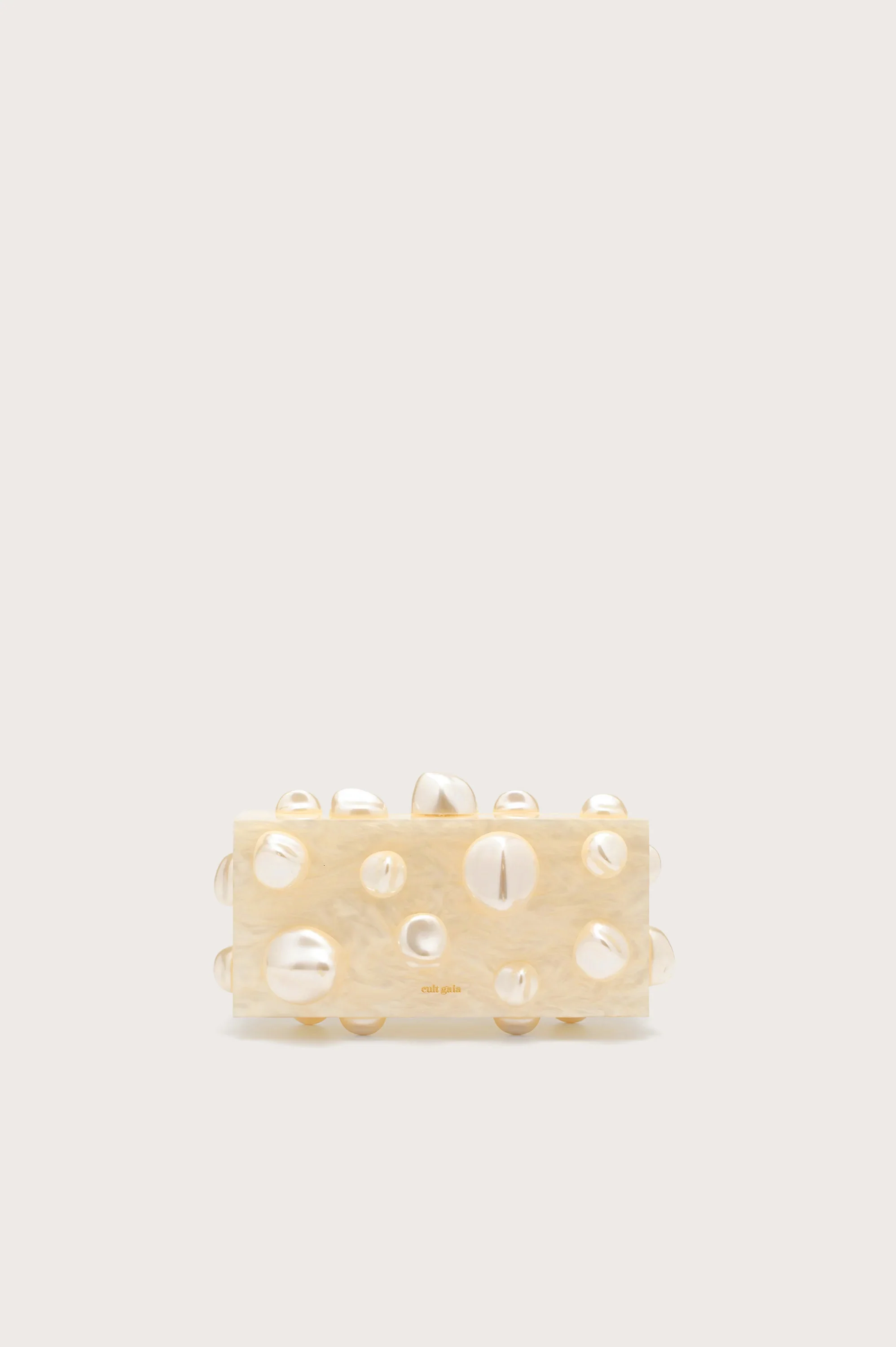 ORBS CLUTCH - IVORY