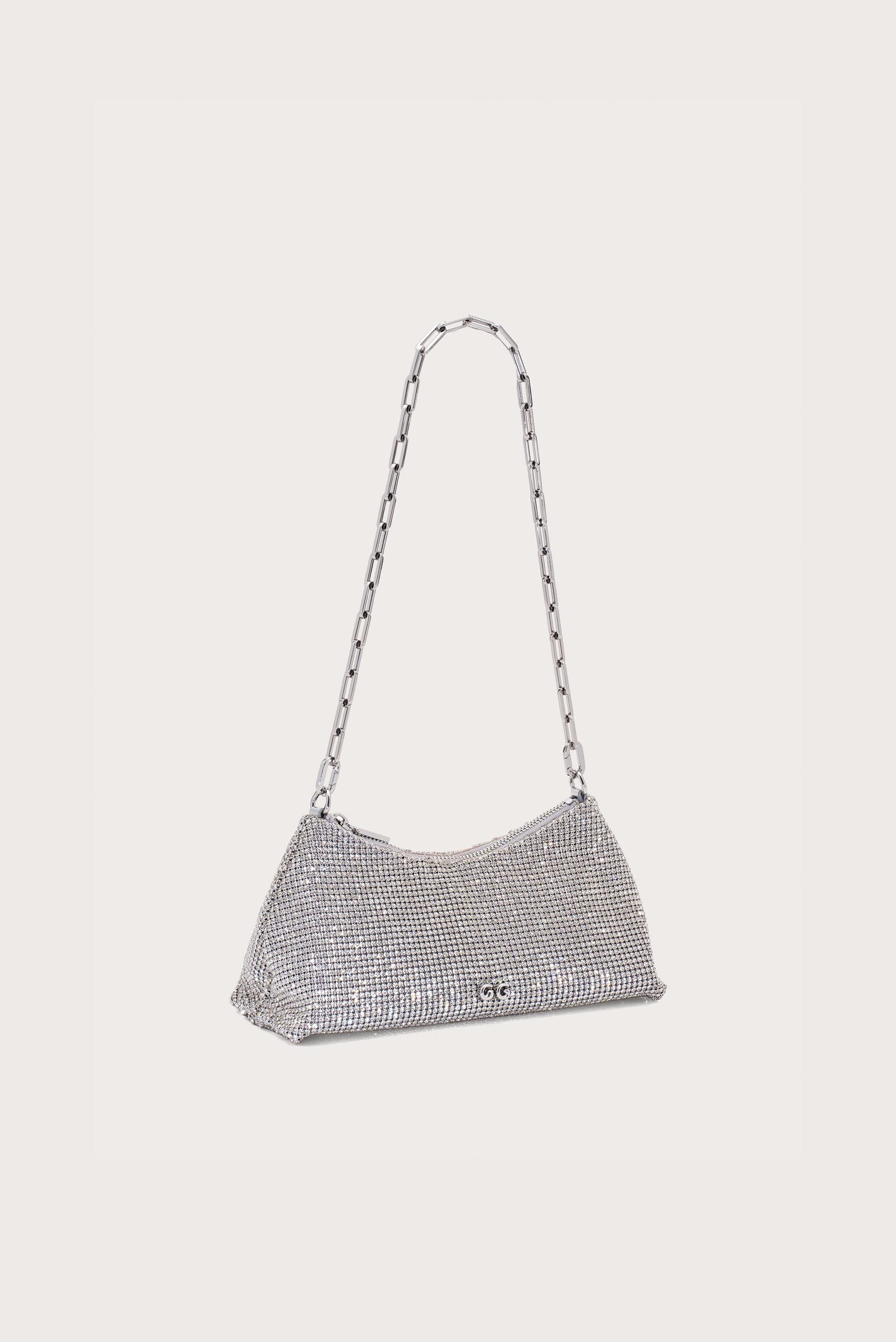 OSA RHINESTONE SHOULDER BAG - CLEAR - Image 4