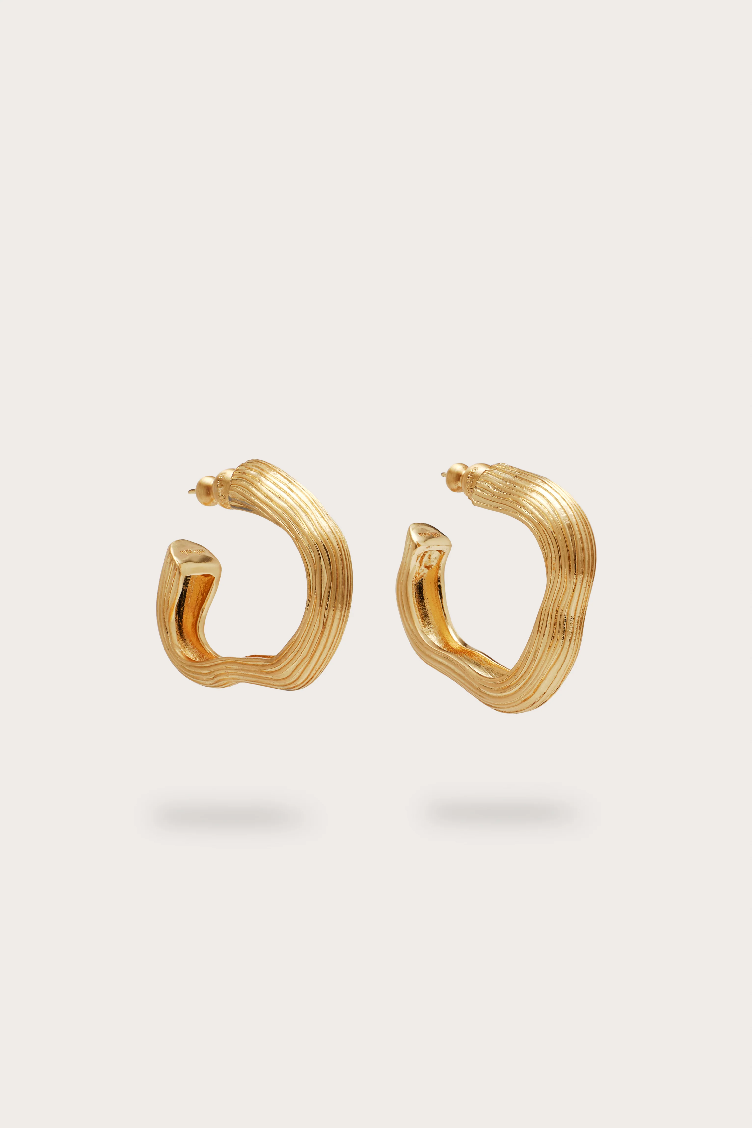 PALAIS EARRING - BRUSHED BRASS - Image 3