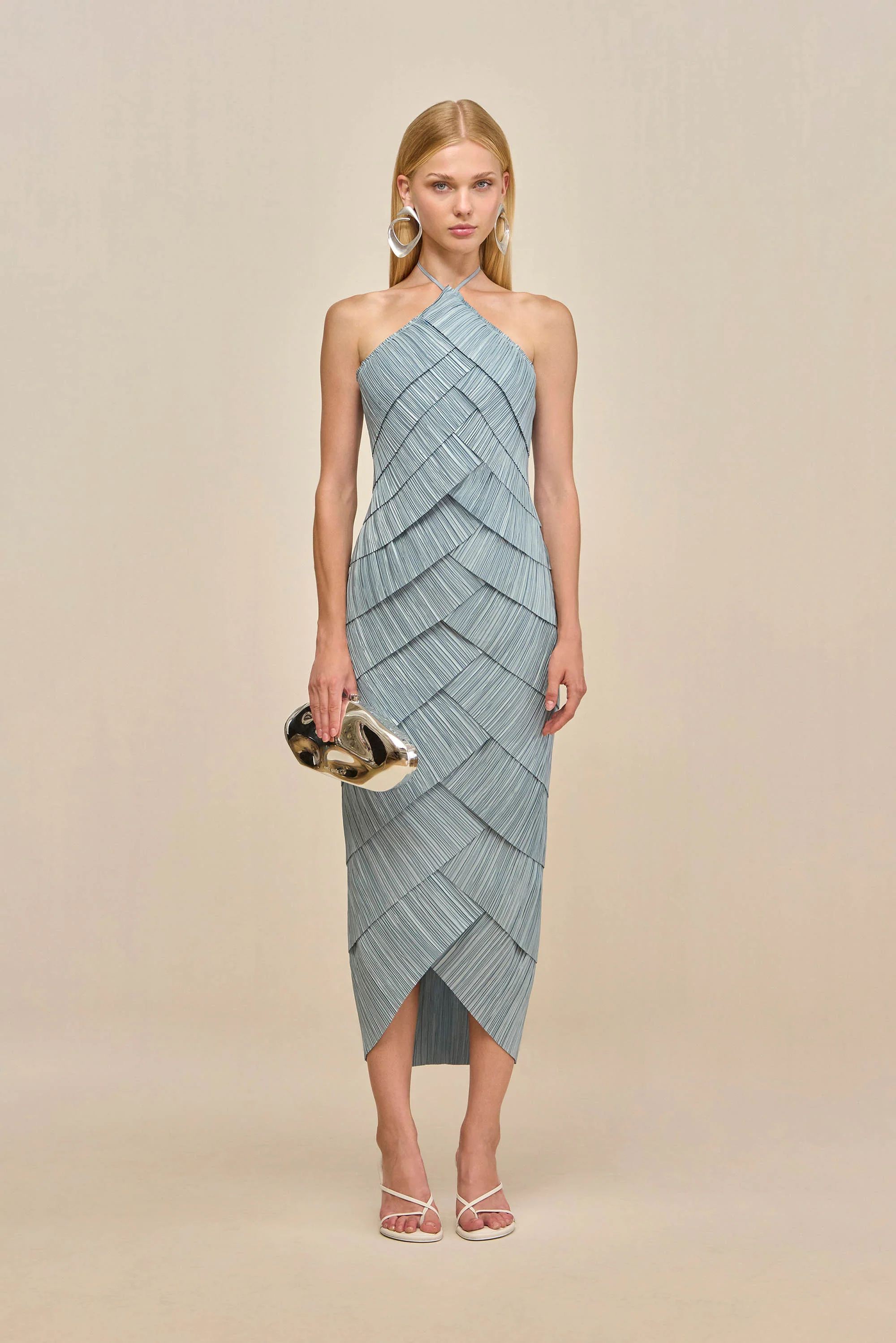 PATRIZIA DRESS - CELADON