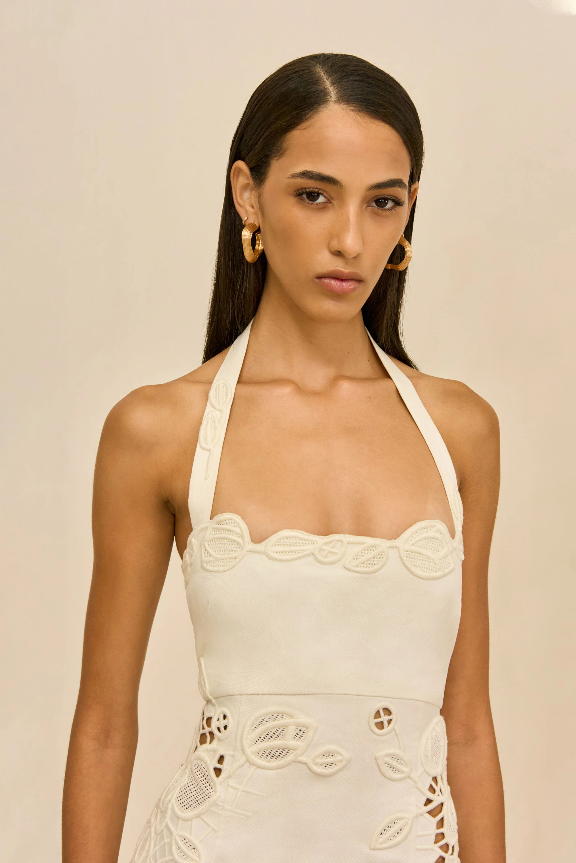 POPPY DRESS - OFF WHITE - Image 4