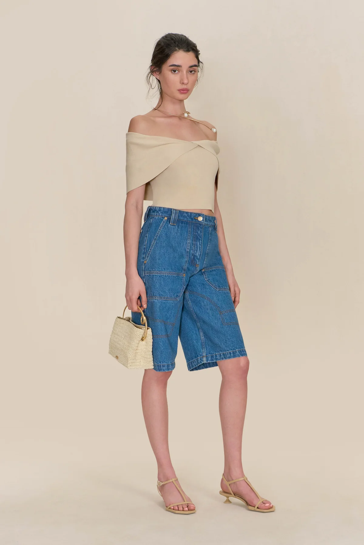 PRESCOTT KNIT TOP - BEACH - Image 4
