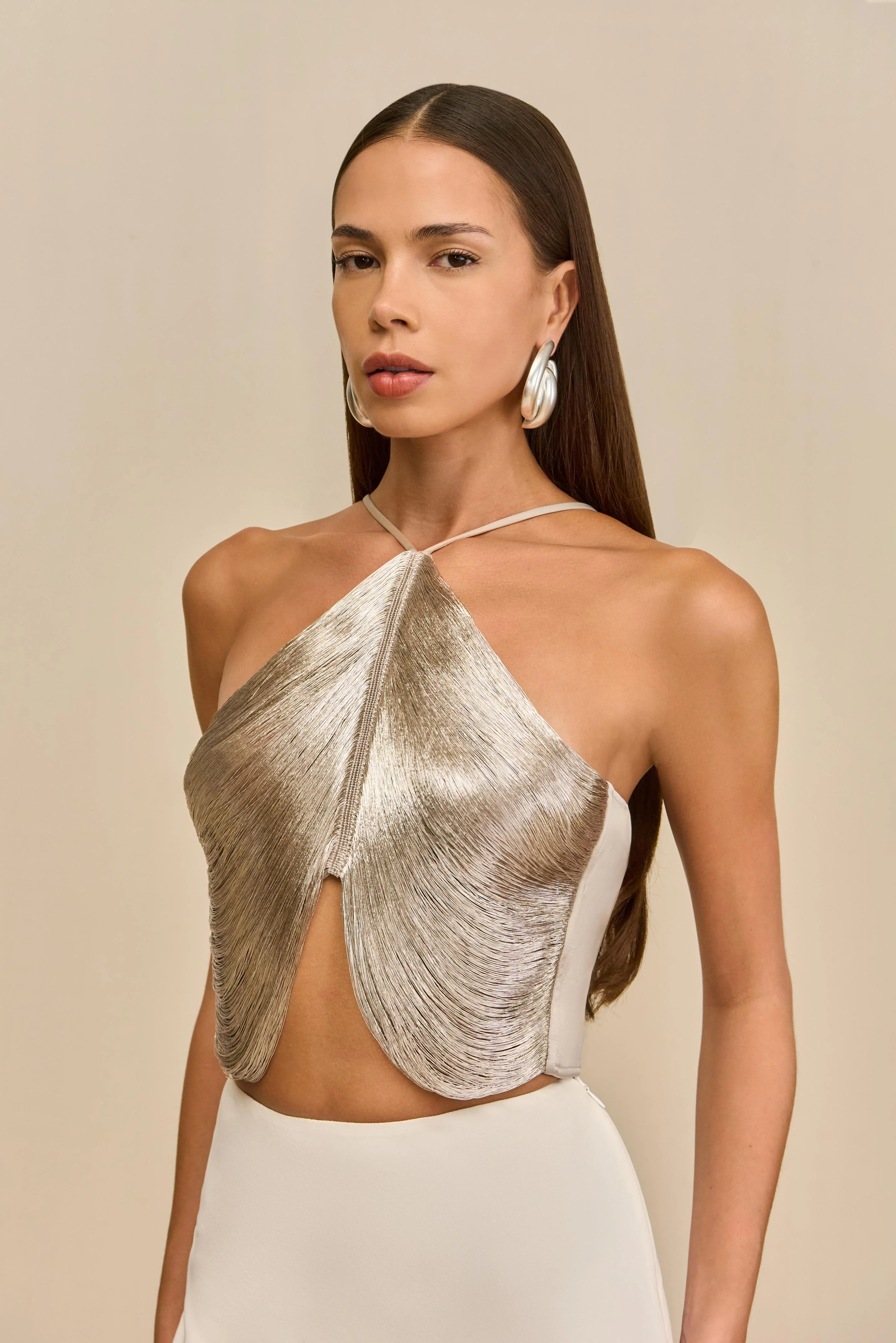 QUELLA TOP - SILVER - Image 3
