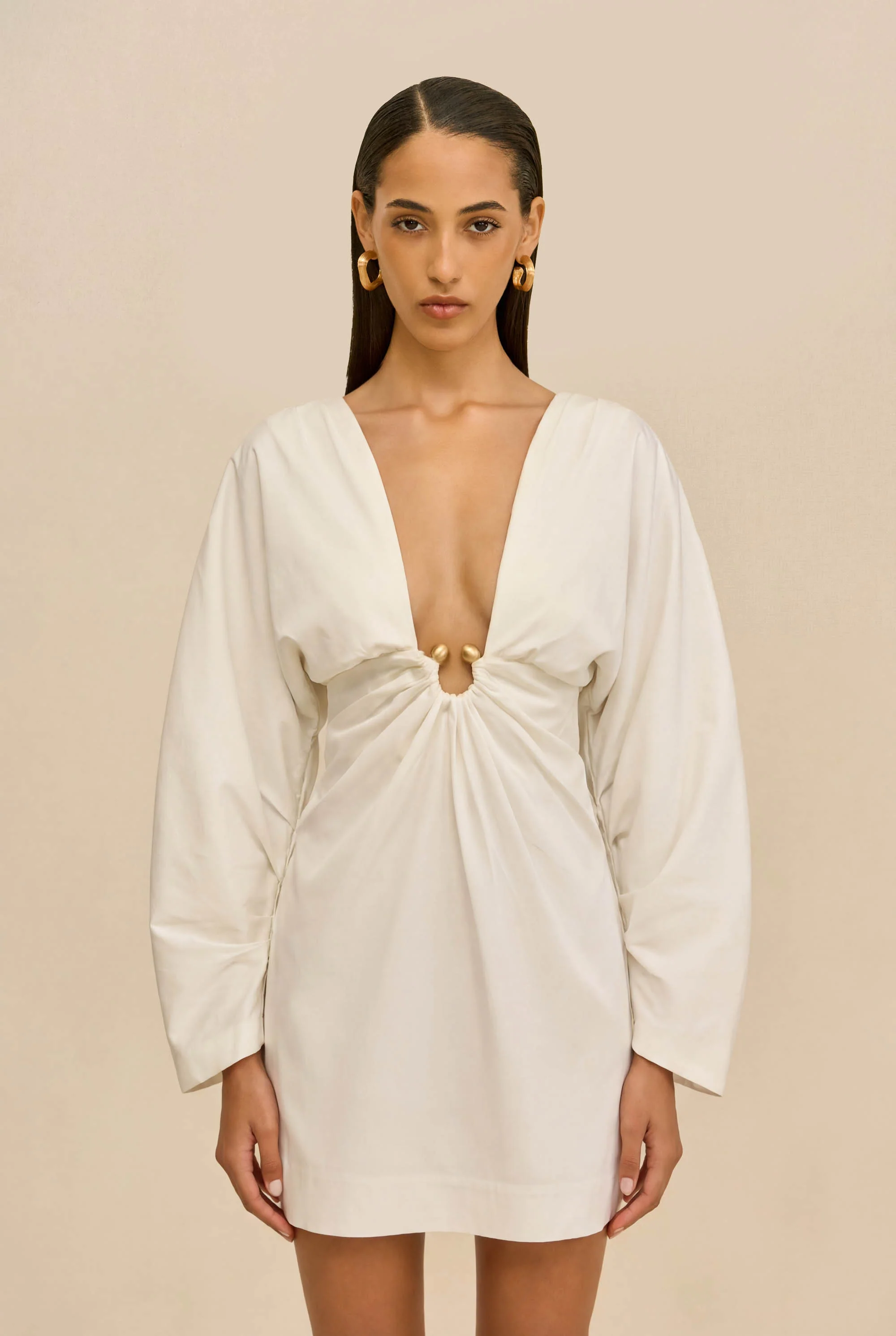 QUESTRA DRESS - OFF WHITE