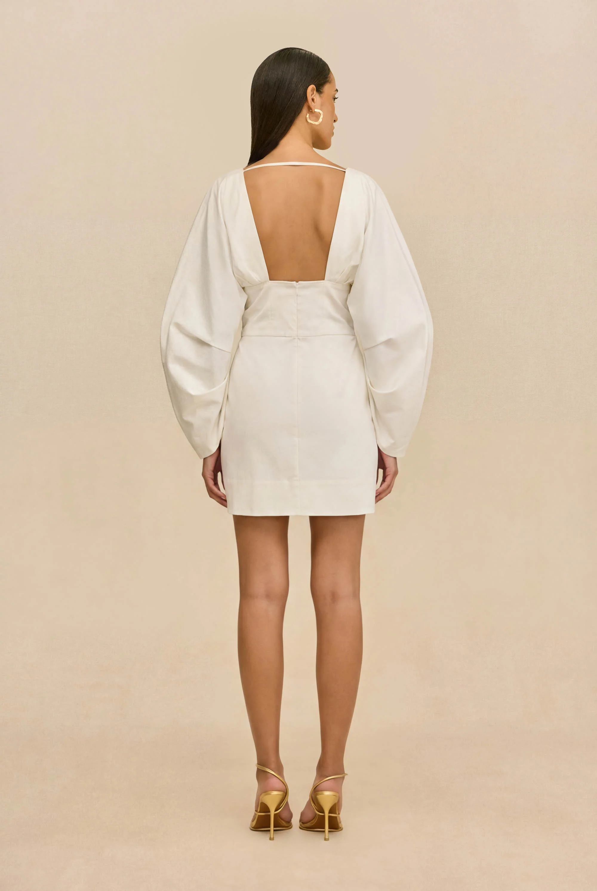 QUESTRA DRESS - OFF WHITE - Image 4