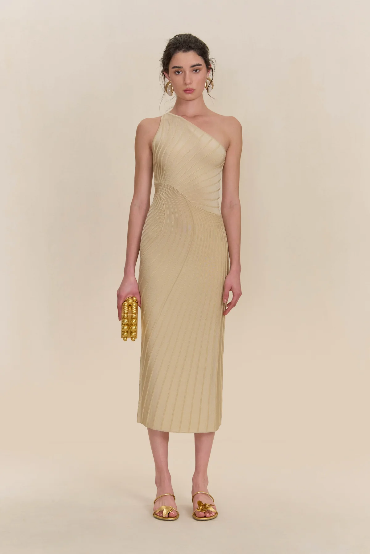 RAITH KNIT DRESS - BEACH