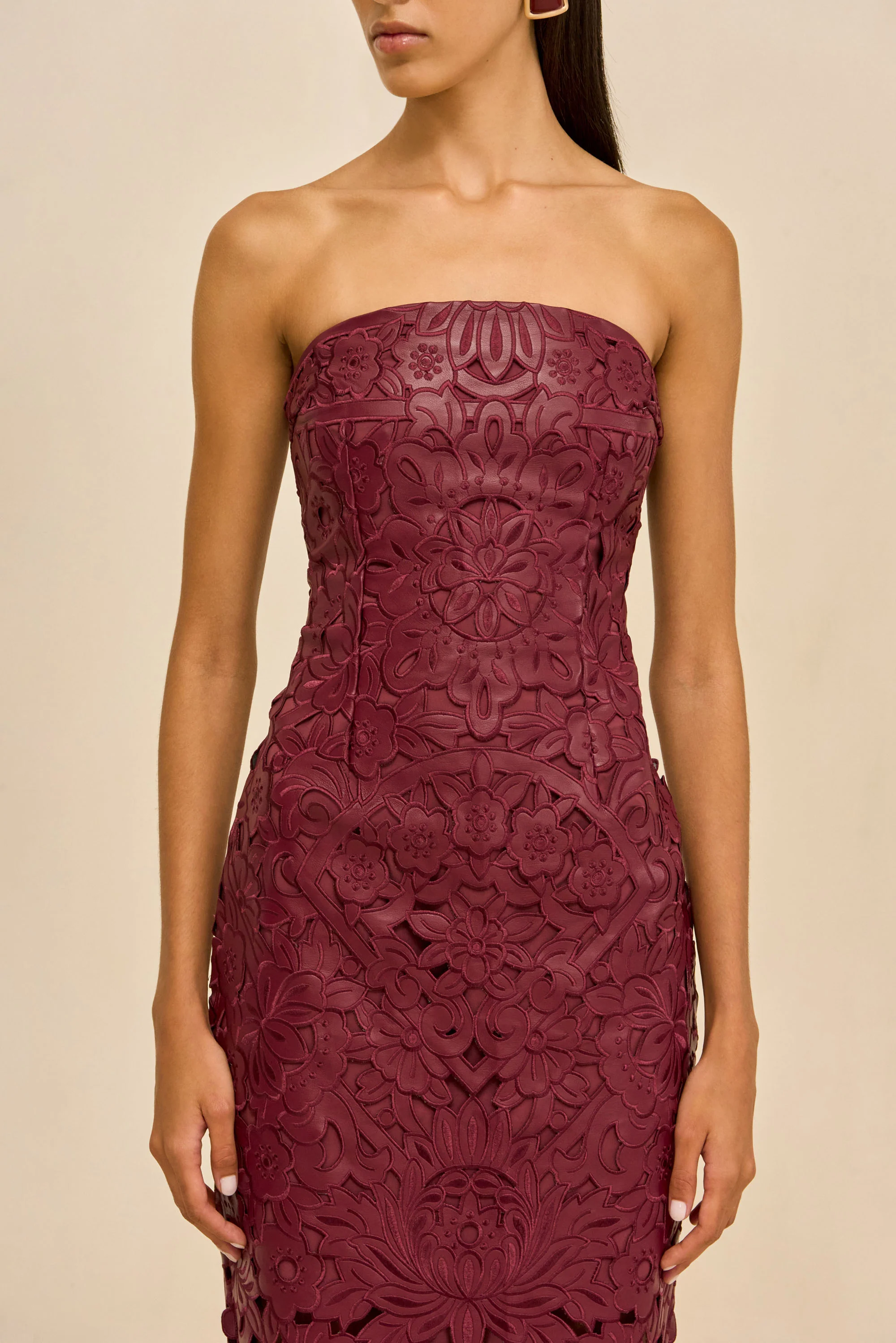 RAYLENE GOWN - CHIANTI - Image 3