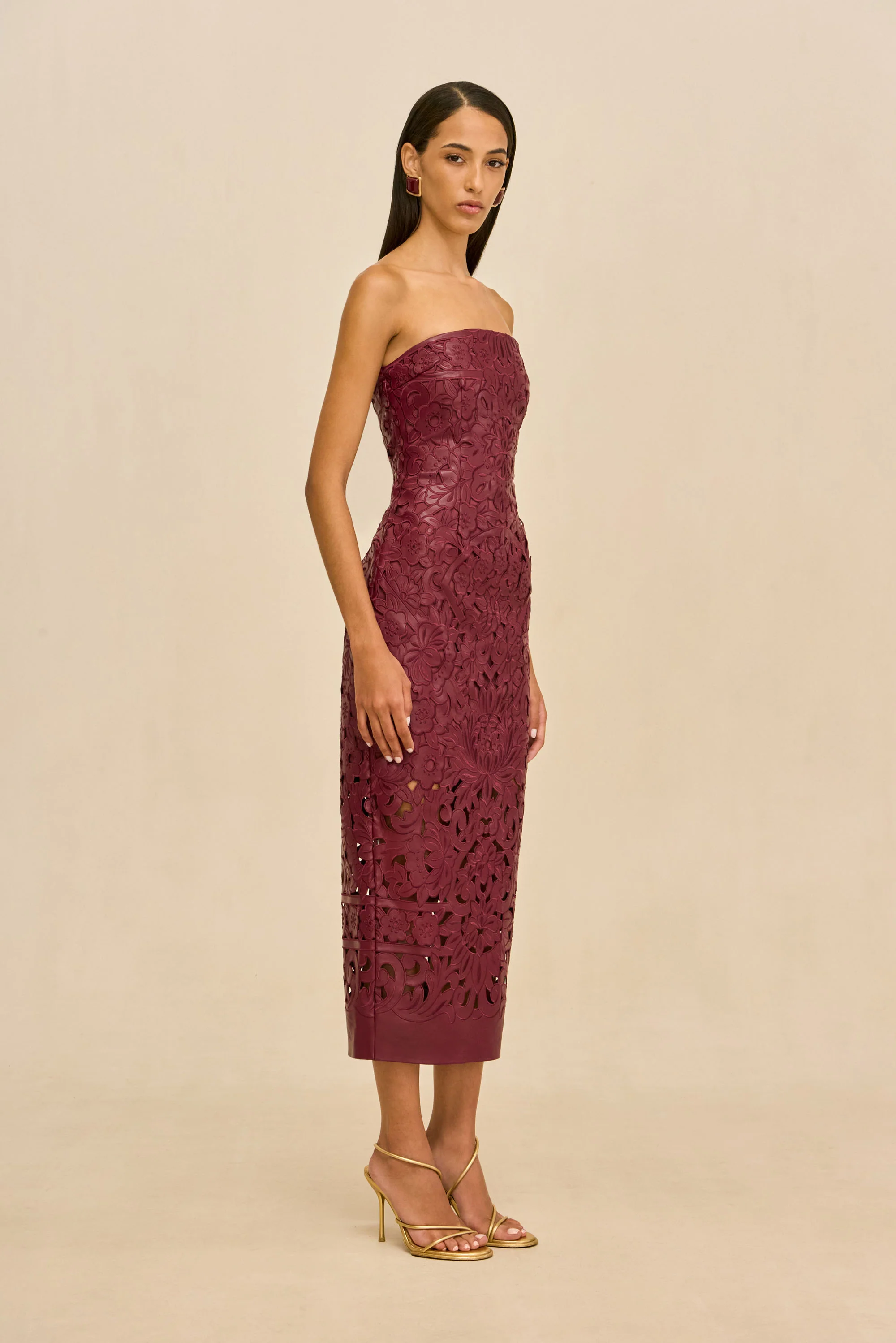RAYLENE GOWN - CHIANTI - Image 4