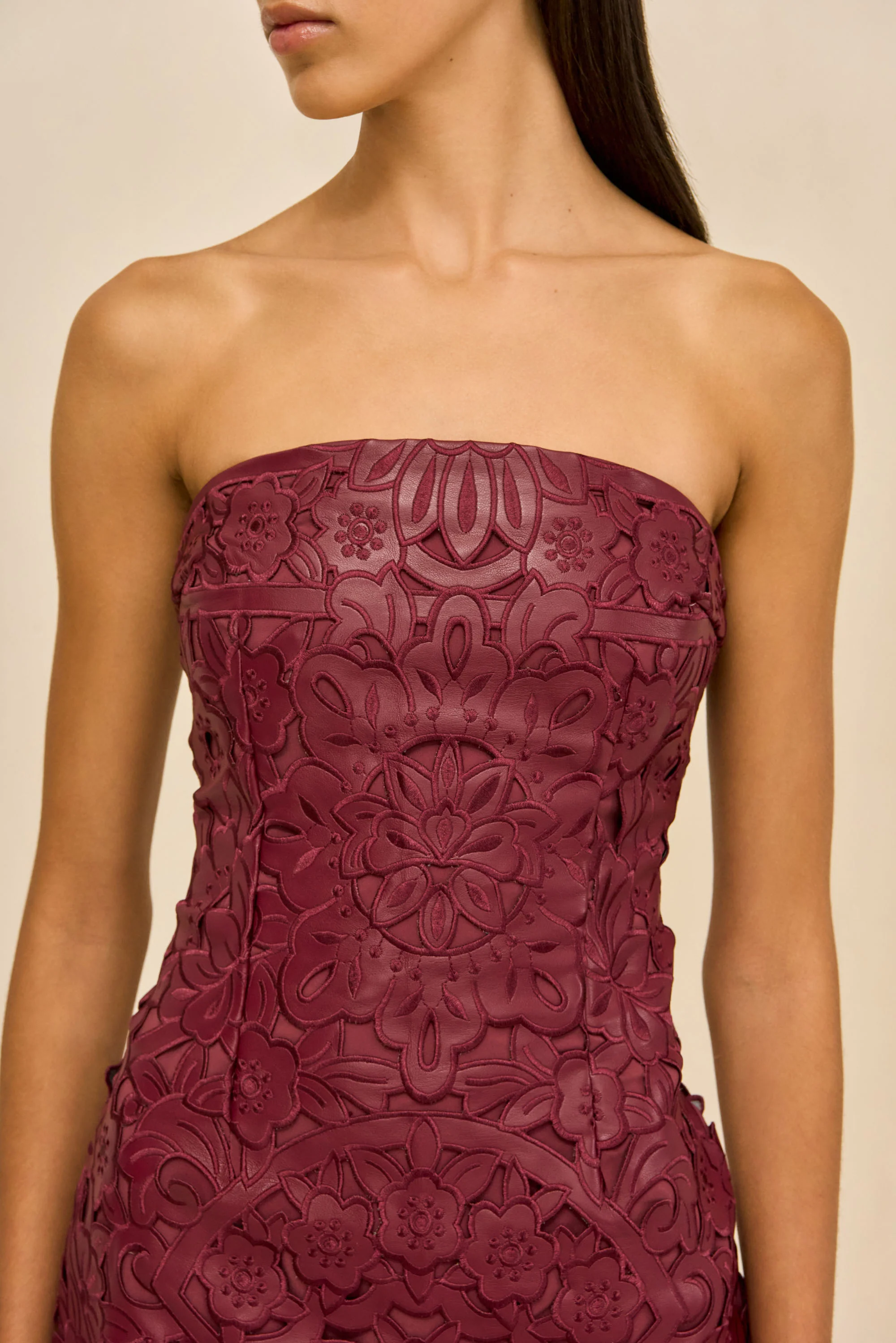 RAYLENE GOWN - CHIANTI - Image 5