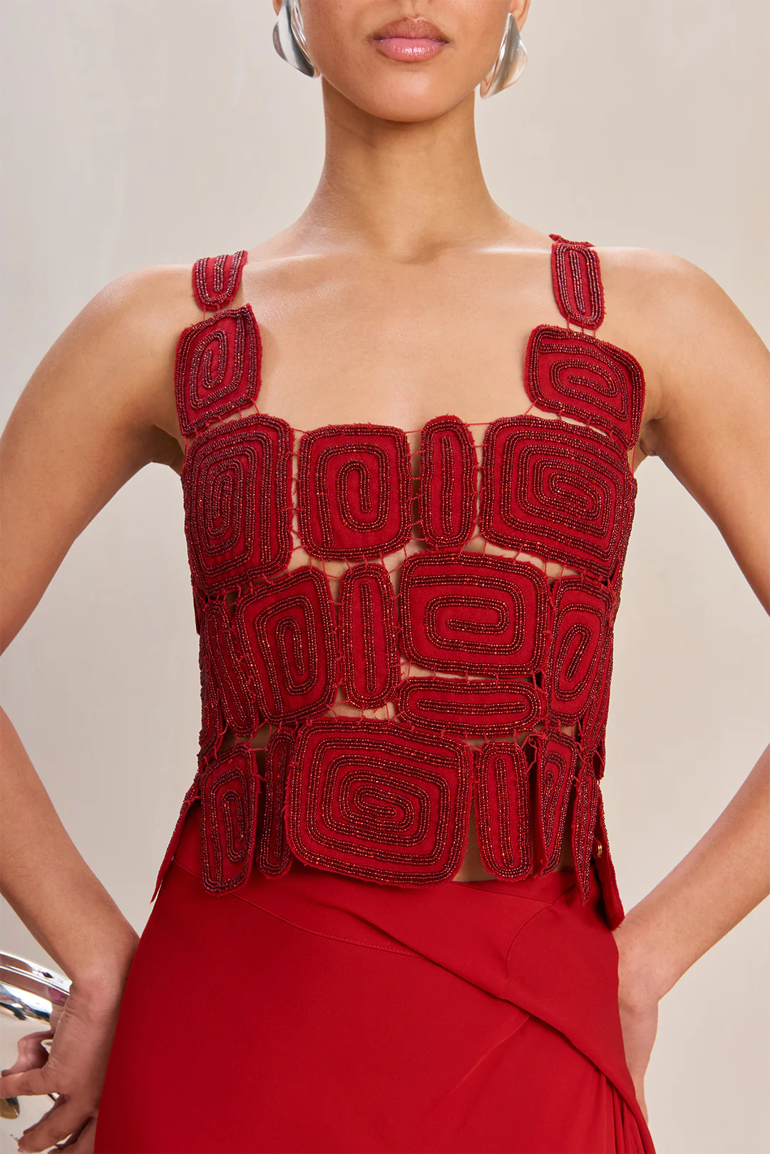 REIA TOP - MERLOT - Image 2