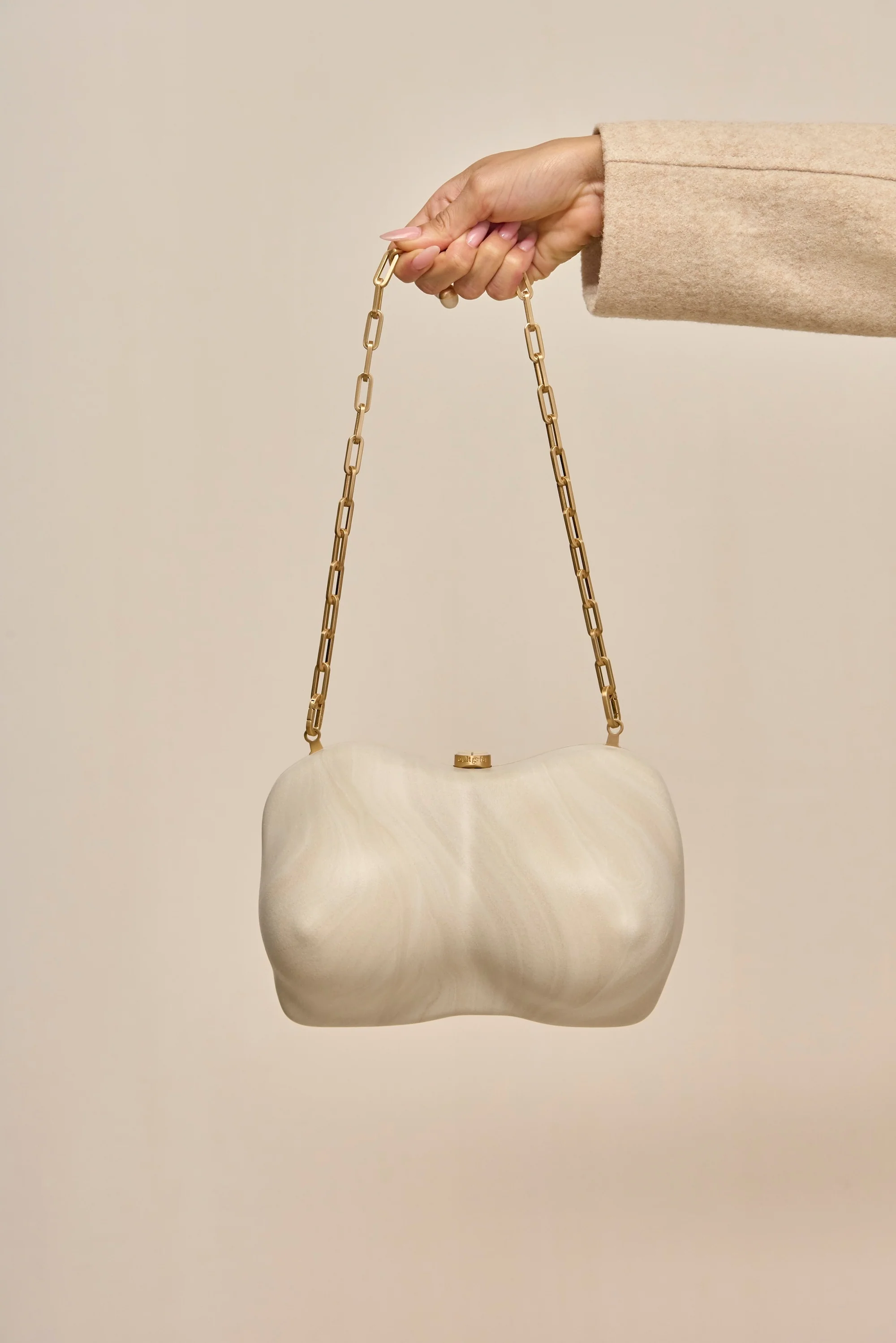 REINA CLUTCH - TRAVERTINE - Image 4