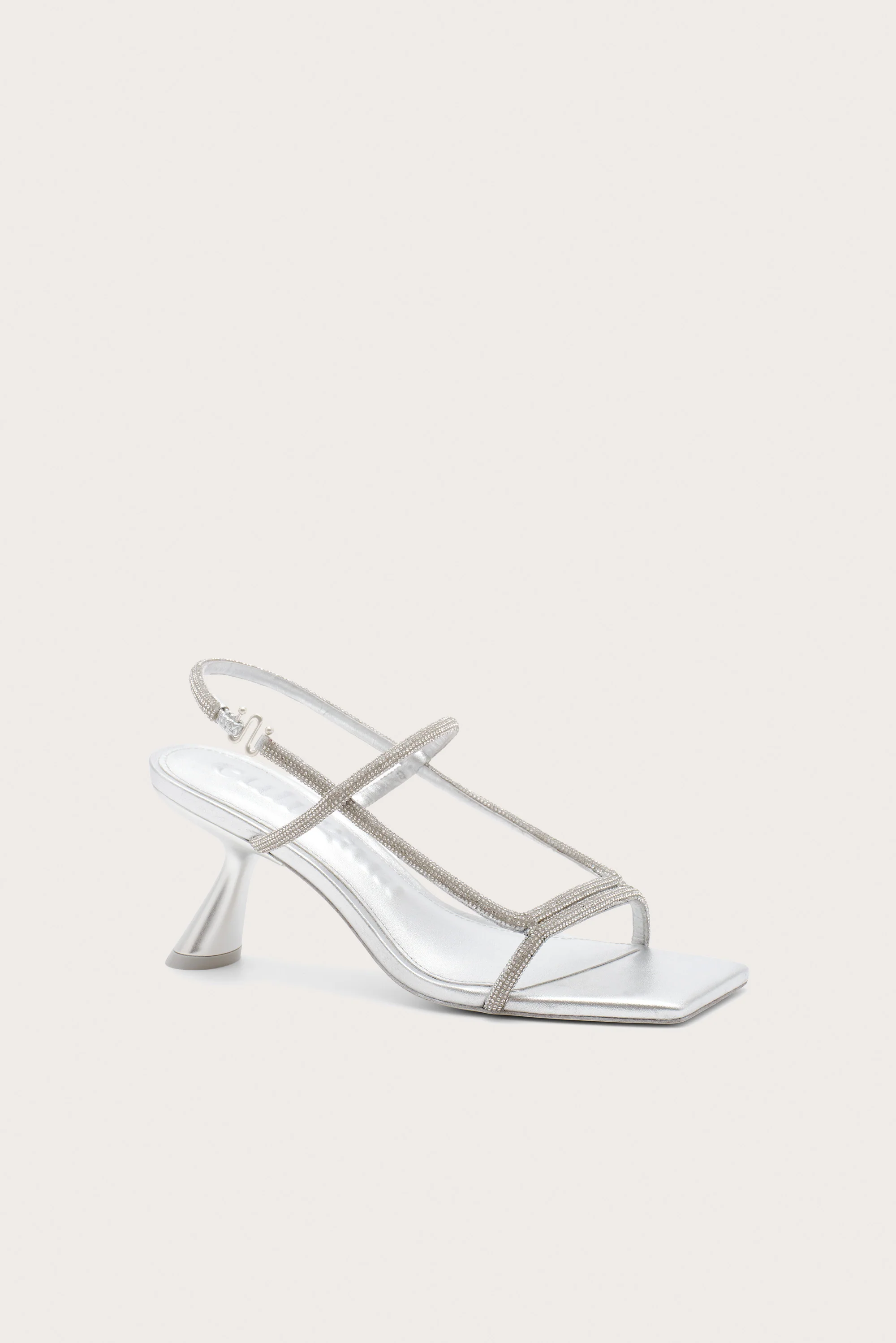 REINA RHINESTONE SANDAL - CLEAR - Image 3