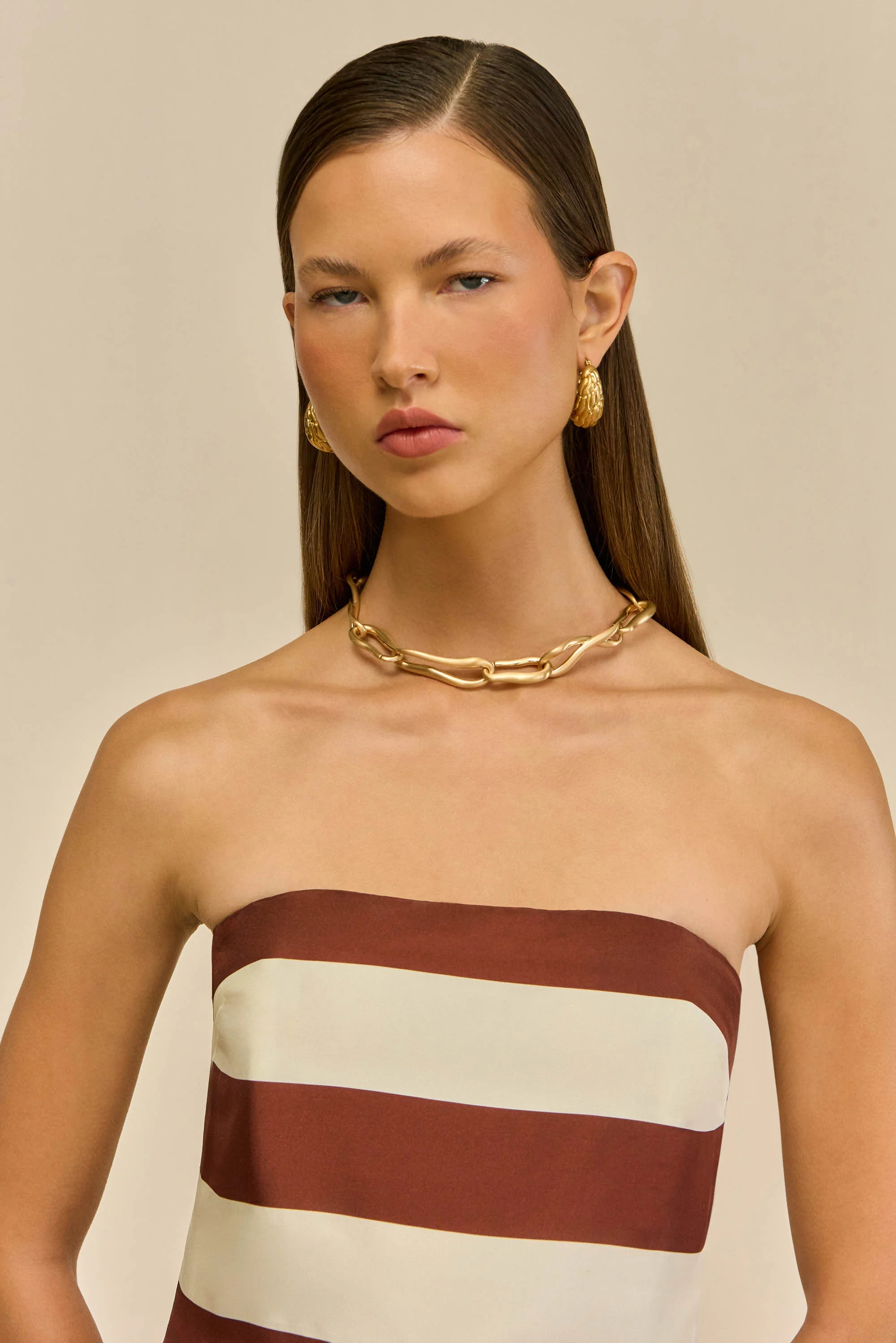 RHETT TOP - LARGE SADDLE STRIPE - Image 3
