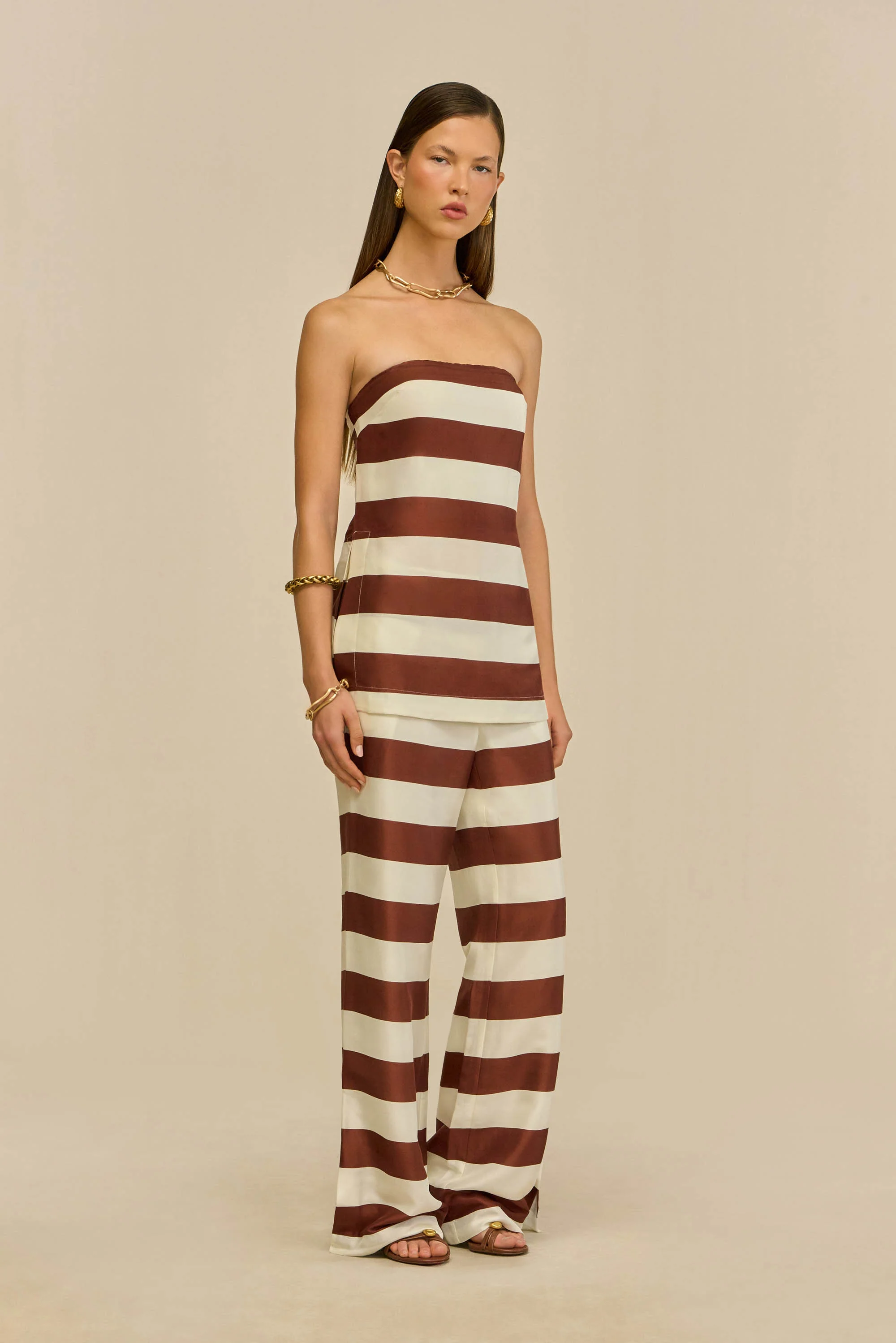 RHETT TOP - LARGE SADDLE STRIPE - Image 4