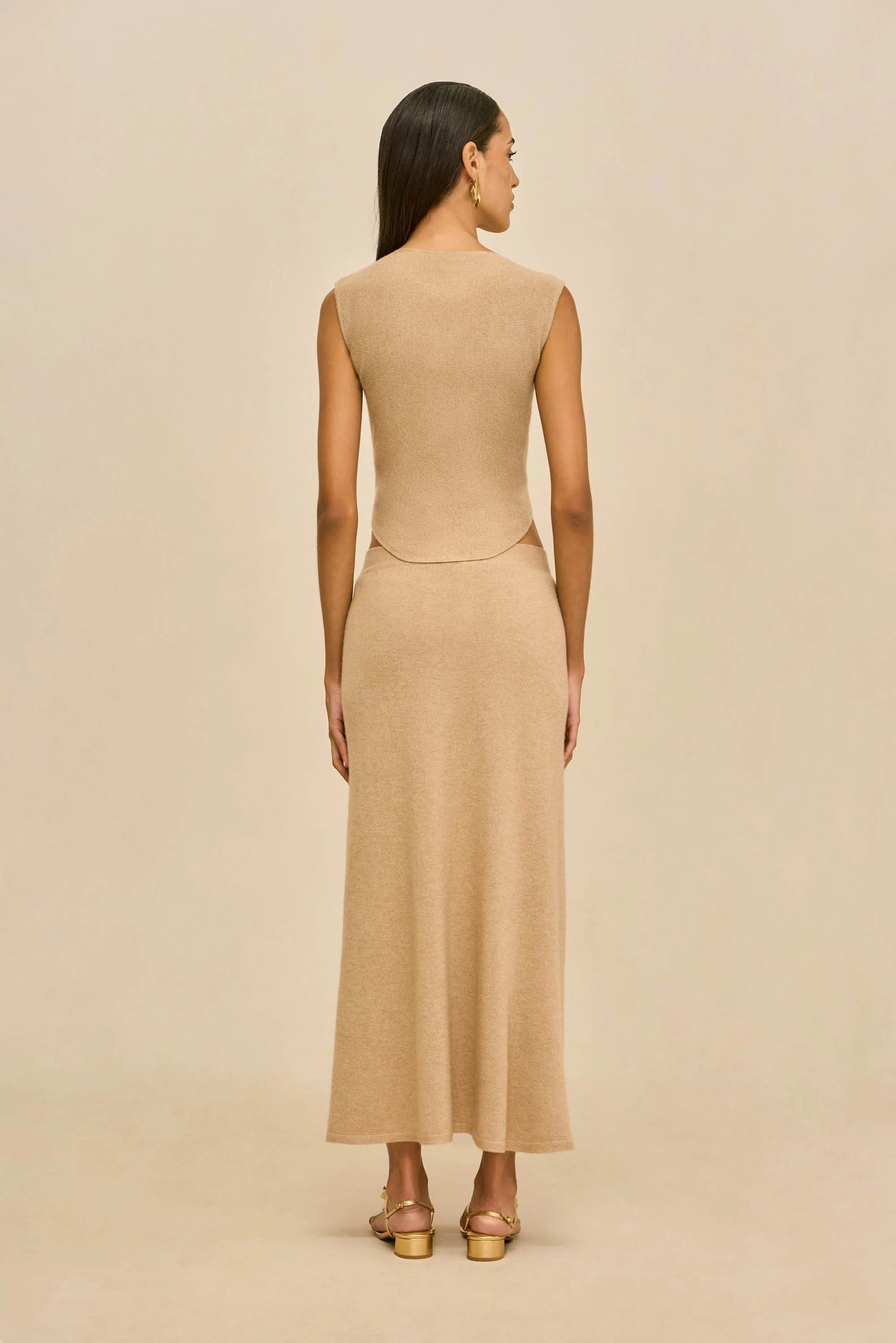 ROMMA KNIT TOP - SESAME - Image 5