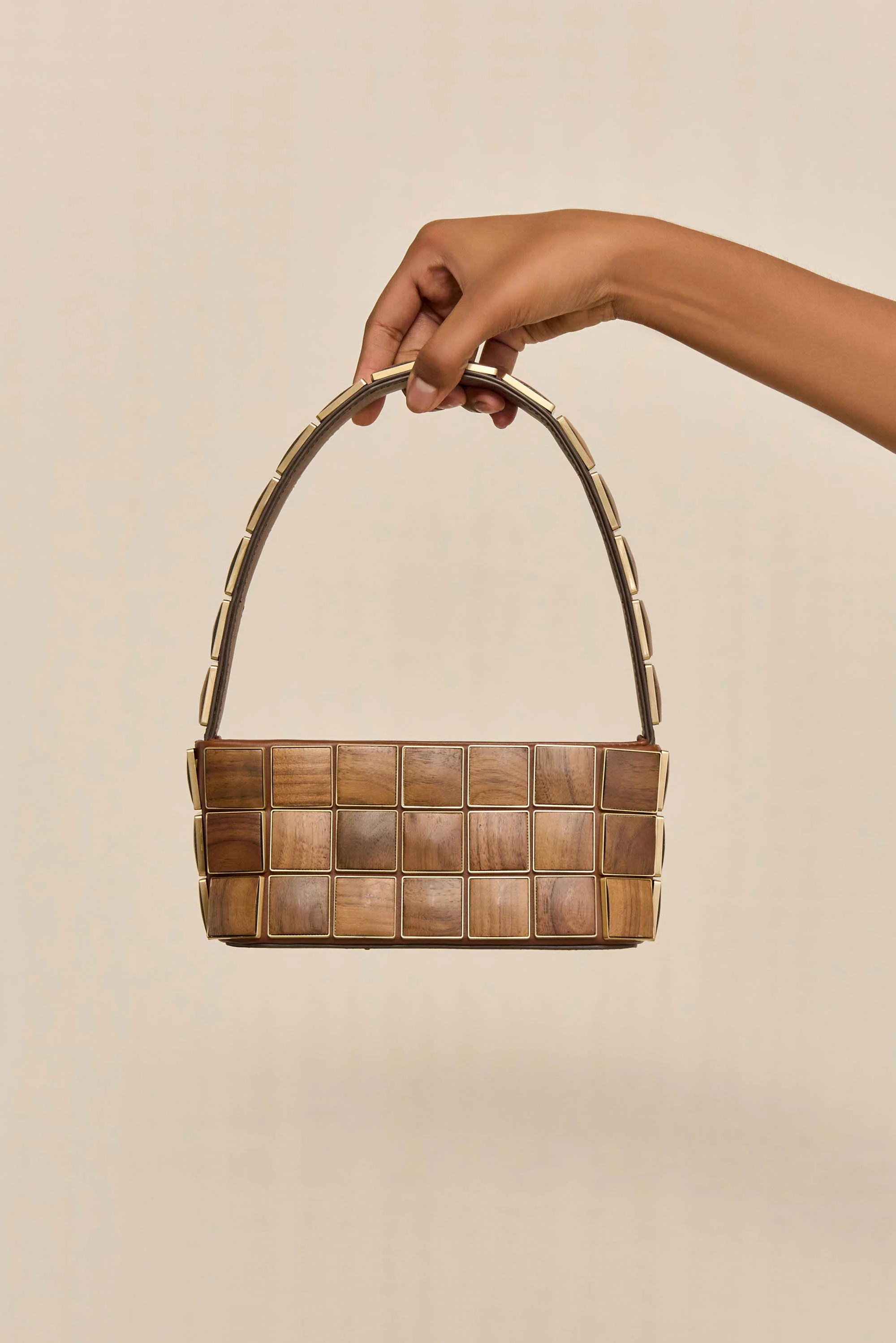 ROMY SHOULDER BAG - WALNUT - Image 2