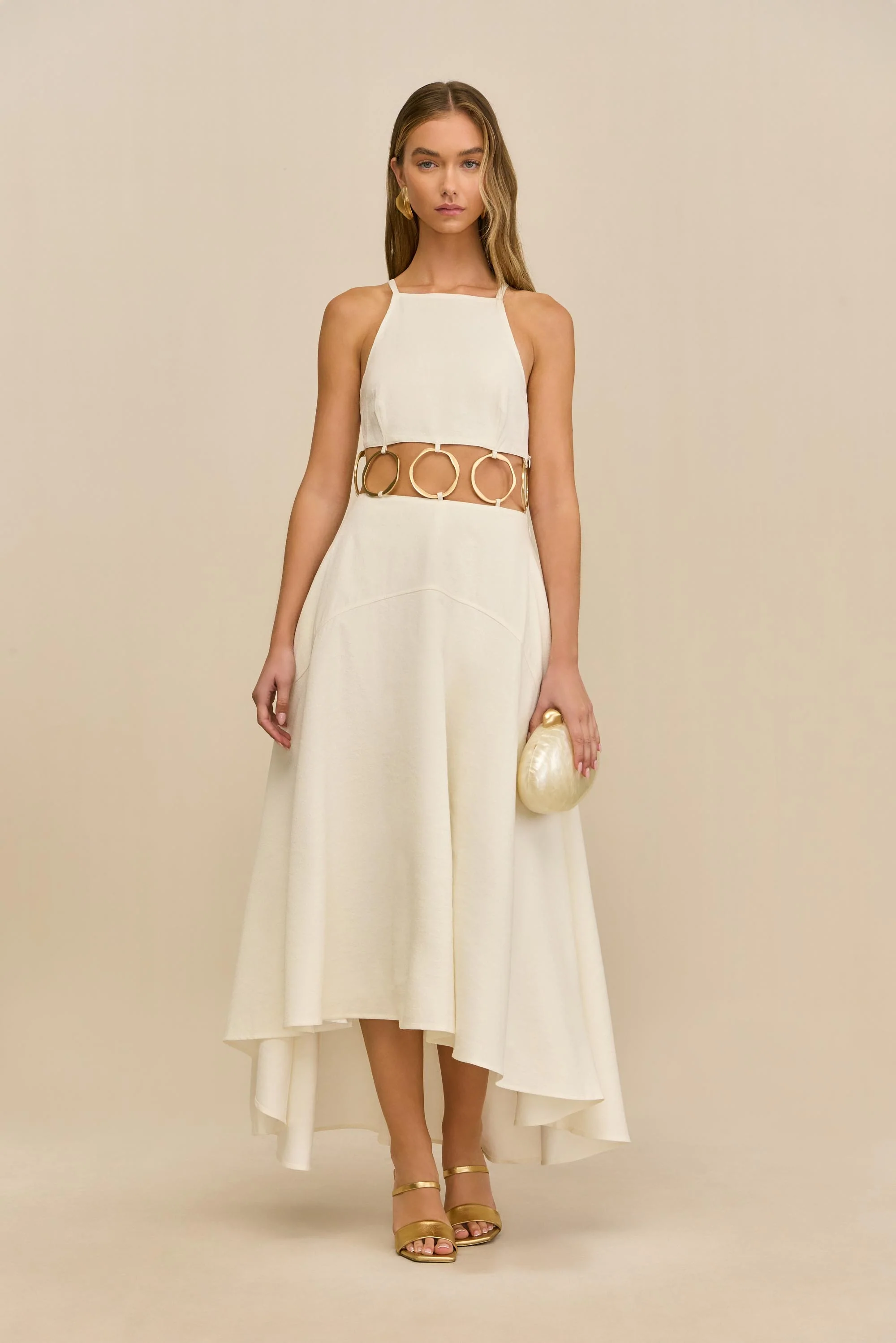 RORY DRESS - OFF WHITE