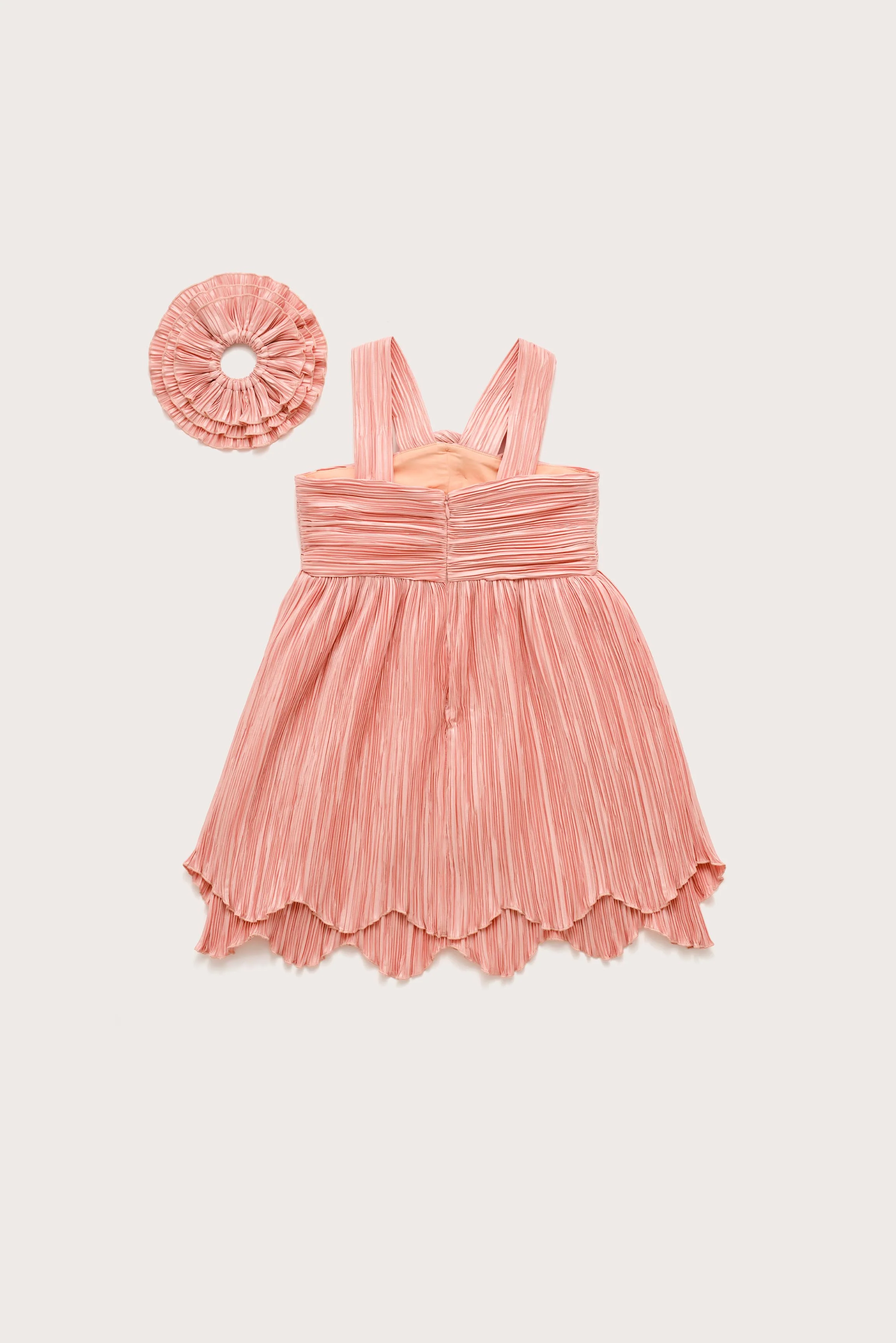 KIDS ROSALIE DRESS - PETAL PINK - Image 3