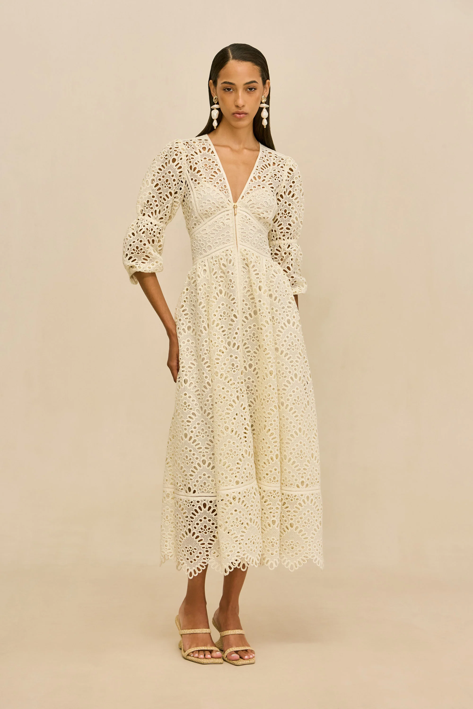 ROSALIND DRESS - OFF WHITE