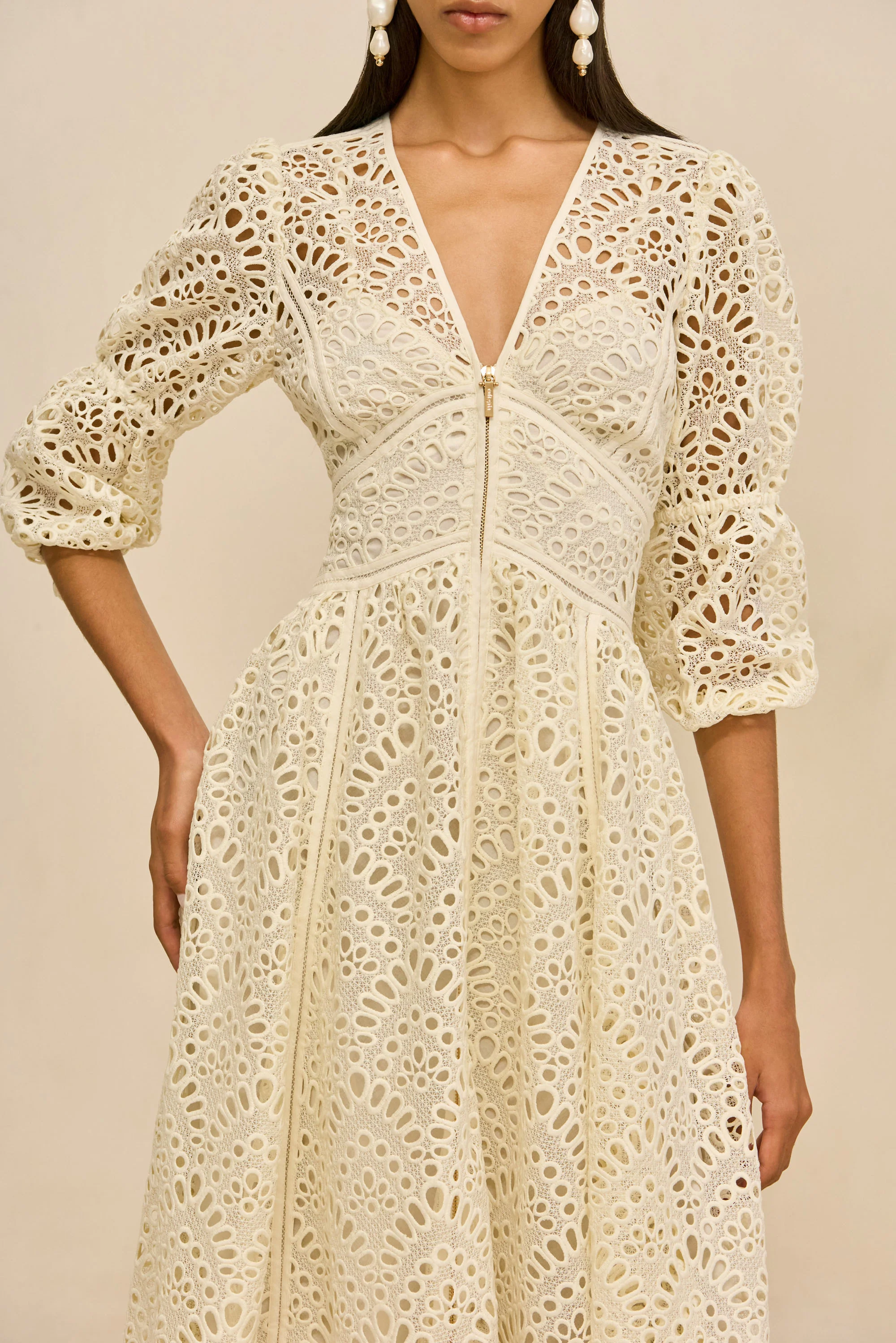 ROSALIND DRESS - OFF WHITE - Image 4