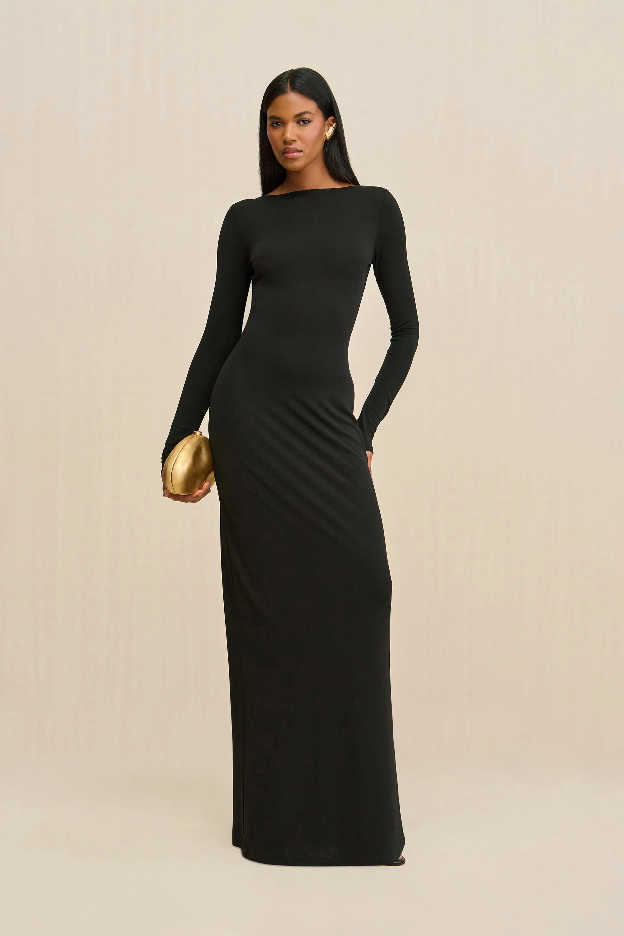 ROZALIA GOWN - BLACK - Image 4